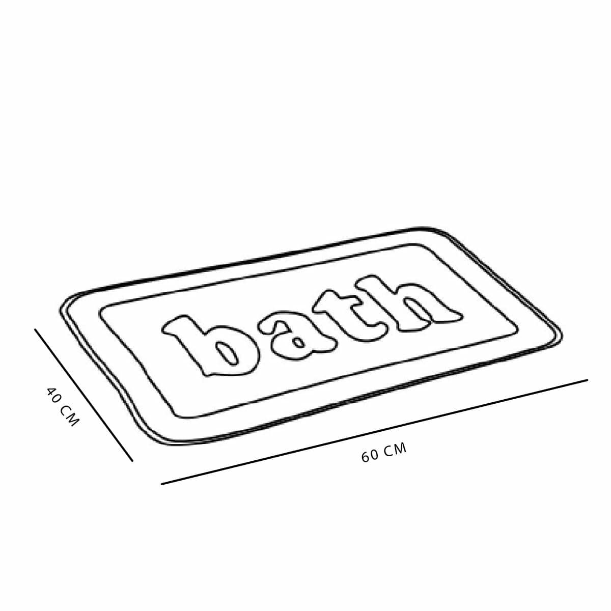 Alfombrilla Antideslizante para Bañera TODAY Bath PVC 40 x 60 cm Blanco 7 S71024152_6