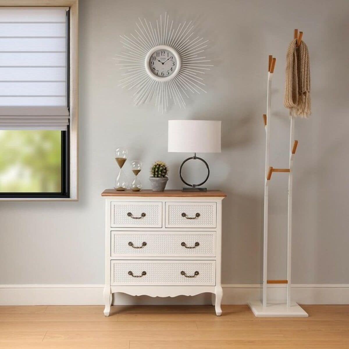 Reloj de Pared Versa VS-20460113 Metal Madera MDF 68 x 6,5 x 68 cm 2 S3404624_1