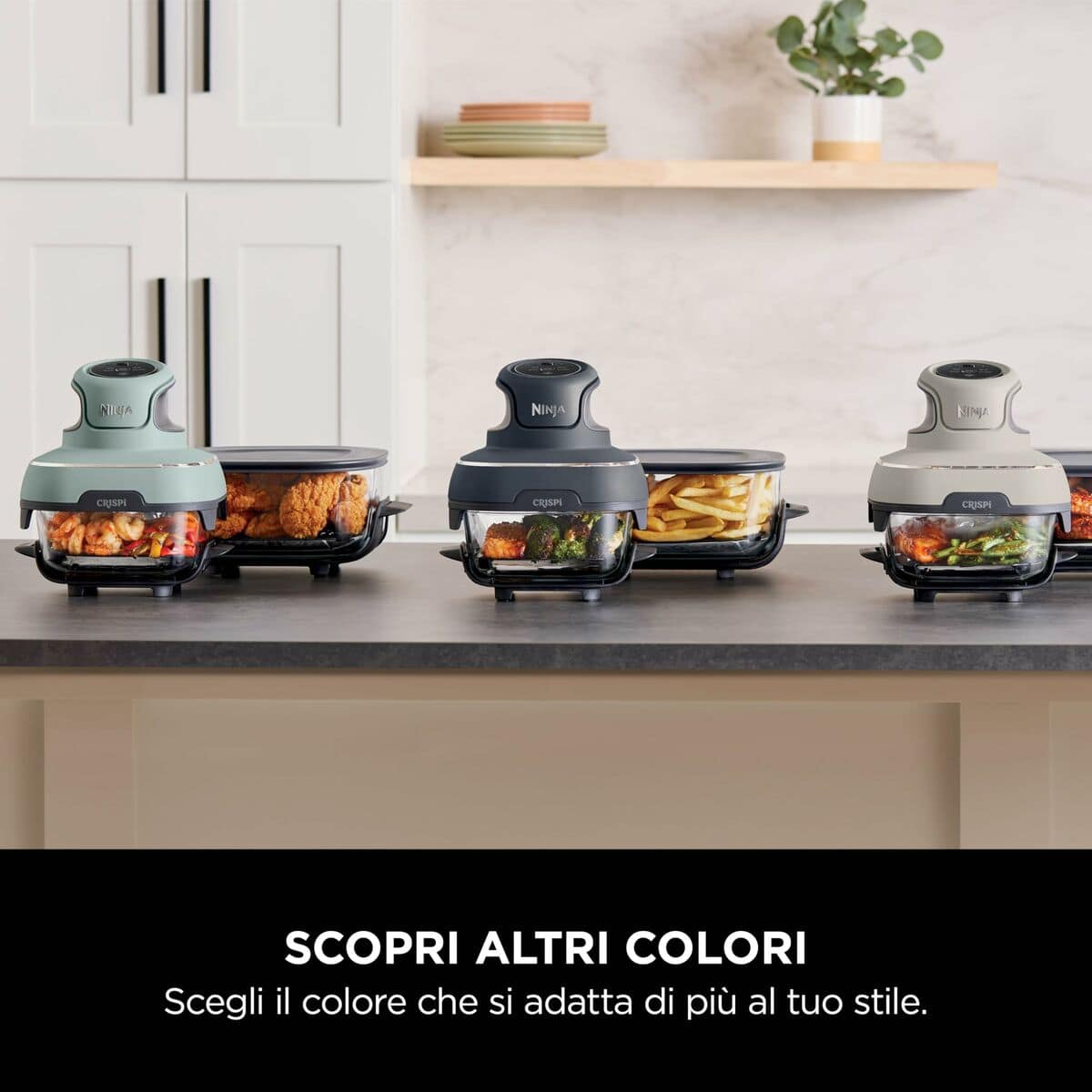 Freidora de Aire NINJA CRISPI Beige 1700 W 3,8 L 1,4 L 24 S71020677_23