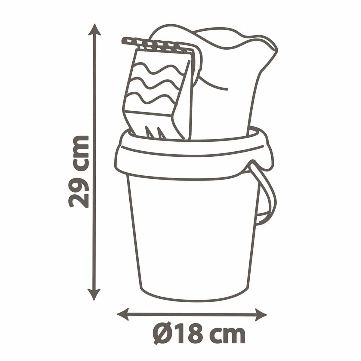 Regadera Smoby Spidey Bucket MM Garni Plástico 3 S71014131_2