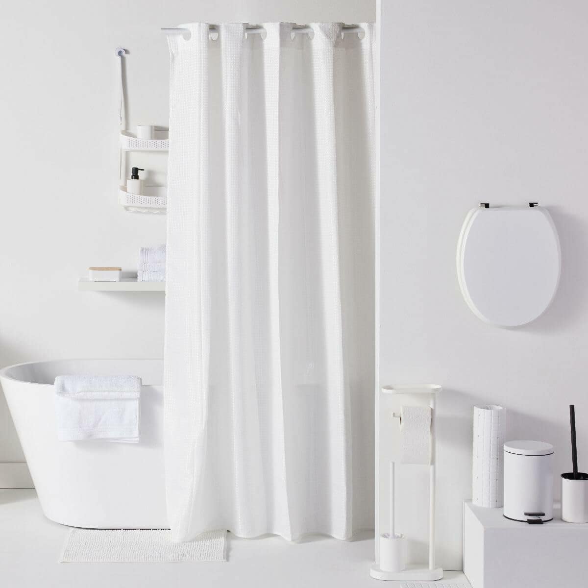 Alfombrilla Antideslizante para Bañera TODAY HOY - UTILITY 40 x 60 cm Blanco Polipropileno 6 S71023787_5