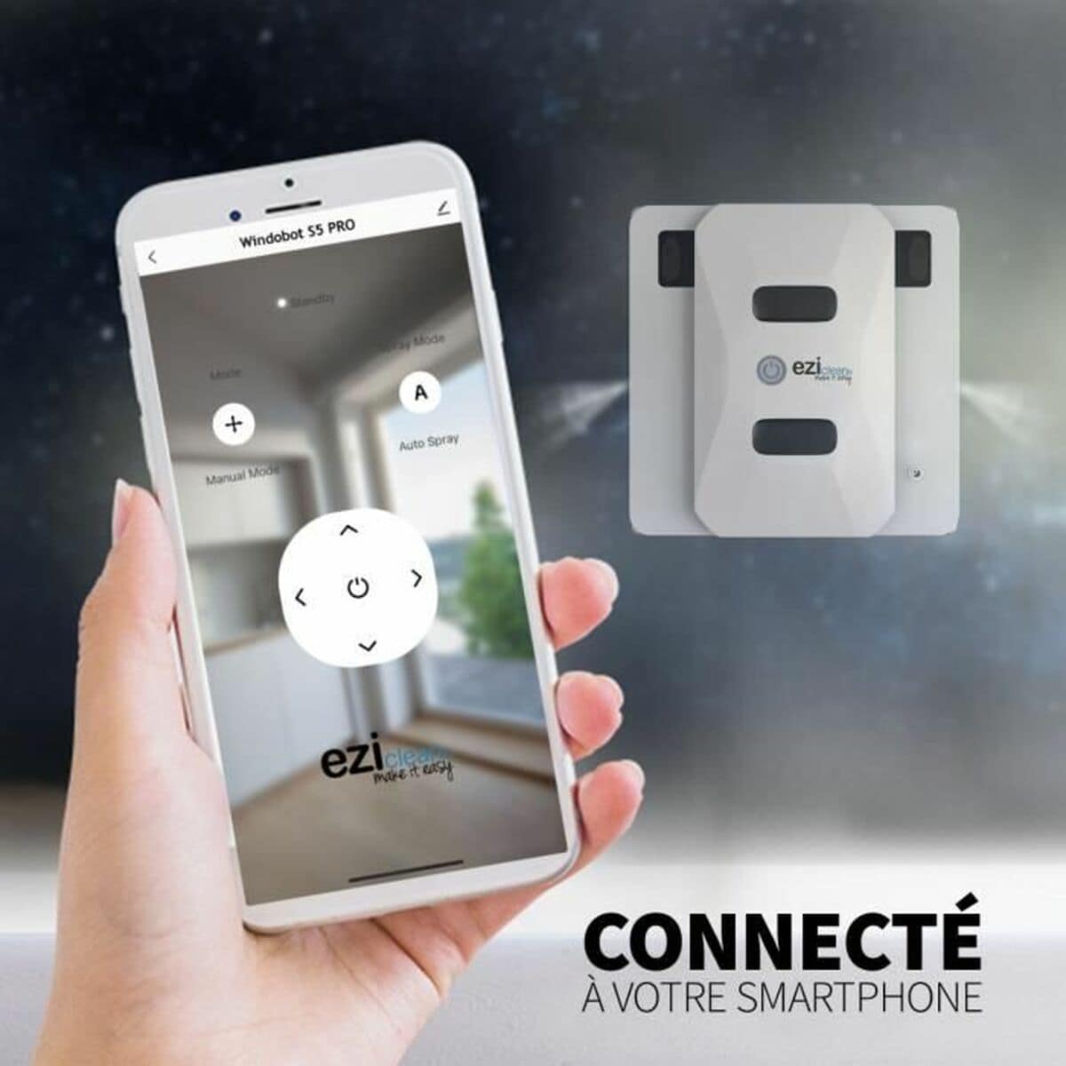 Robot Limpiacristales Inteligente EZIclean Windobot S5 Pro 72 W 5 S71013493_4