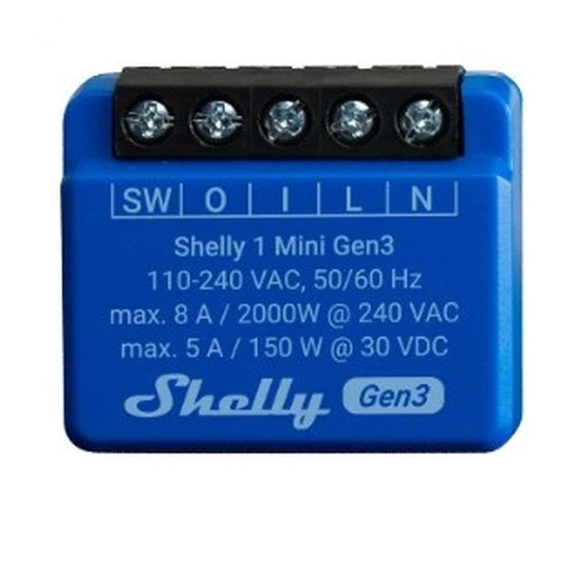Shelly Módulo switch Mini 1 Gen3 Wi-Fi BT 6 M1300560_5