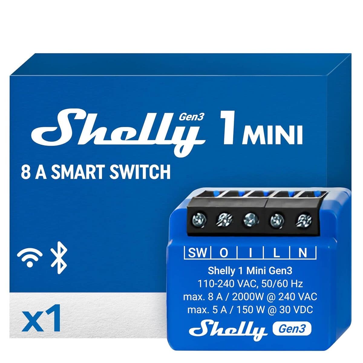 Shelly Módulo switch Mini 1 Gen3 Wi-Fi BT 9 M1300560_8