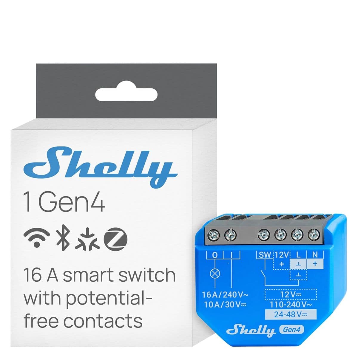 Shelly Módulo switch 1 Gen 4 Wi-Fi BT 4 M1300783_3