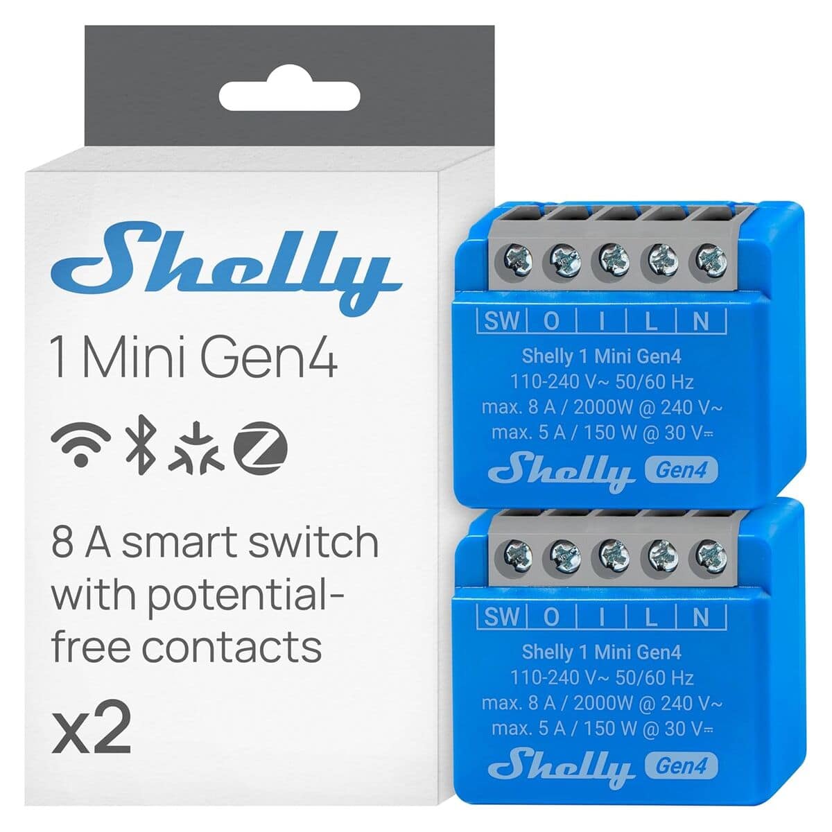Shelly Módulo switch Mini 1 Gen4 Wi-Fi BT 4 M1300785_3