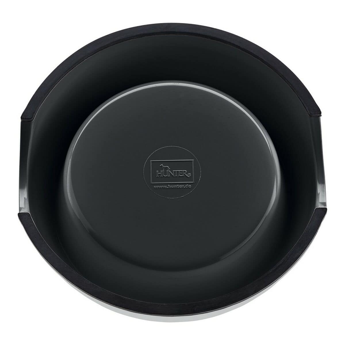 Comedero para Perro Hunter Melamina Acero Inoxidable Negro 350 ml (18,5 x 18,5 x 9,5 cm) 4 S6101368_3