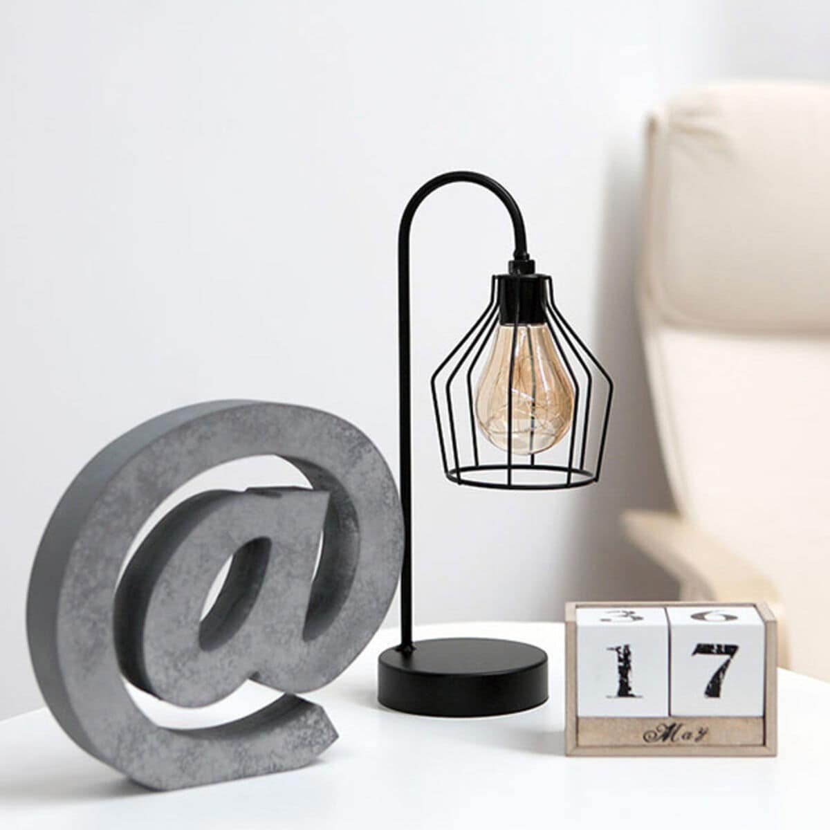 Letra Gris 20 x 4 cm Madera 2 S1123291_1