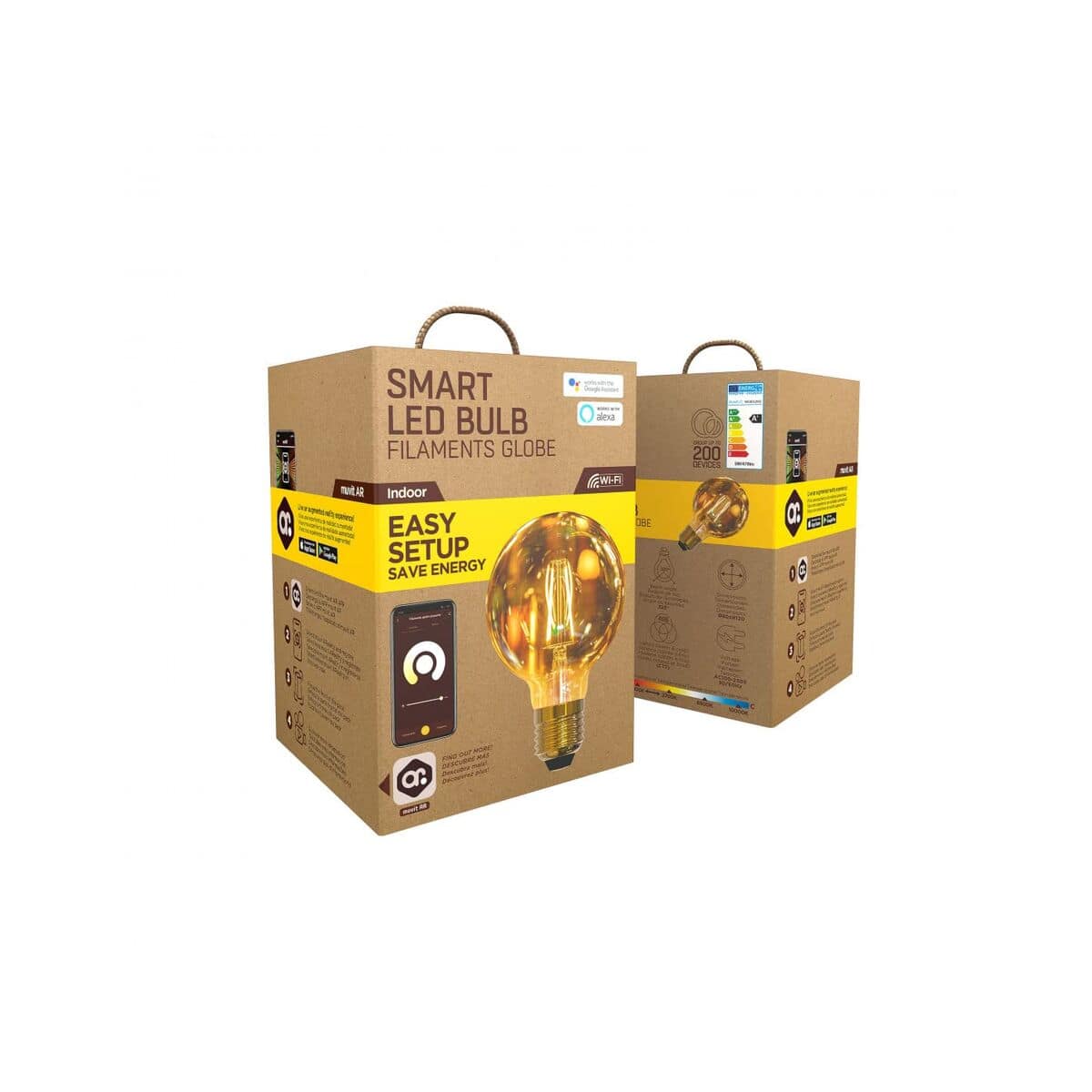 Bombilla Inteligente Muvit iO 5 W E27 1800 K 2700 K 480 Lm Wi-Fi 6 M1300330_5