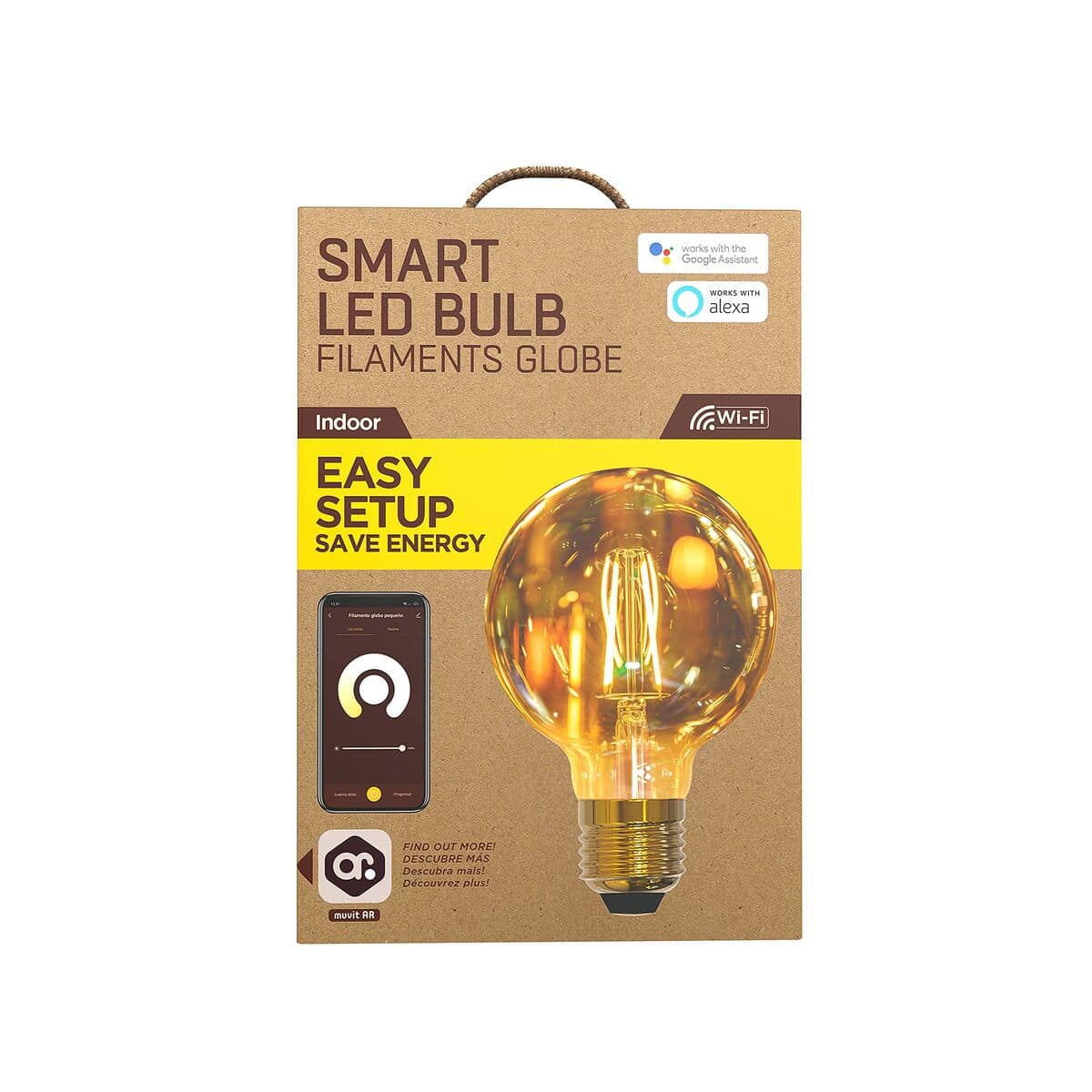 Bombilla Inteligente Muvit iO 5 W E27 1800 K 2700 K 480 Lm Wi-Fi 11 M1300330_10