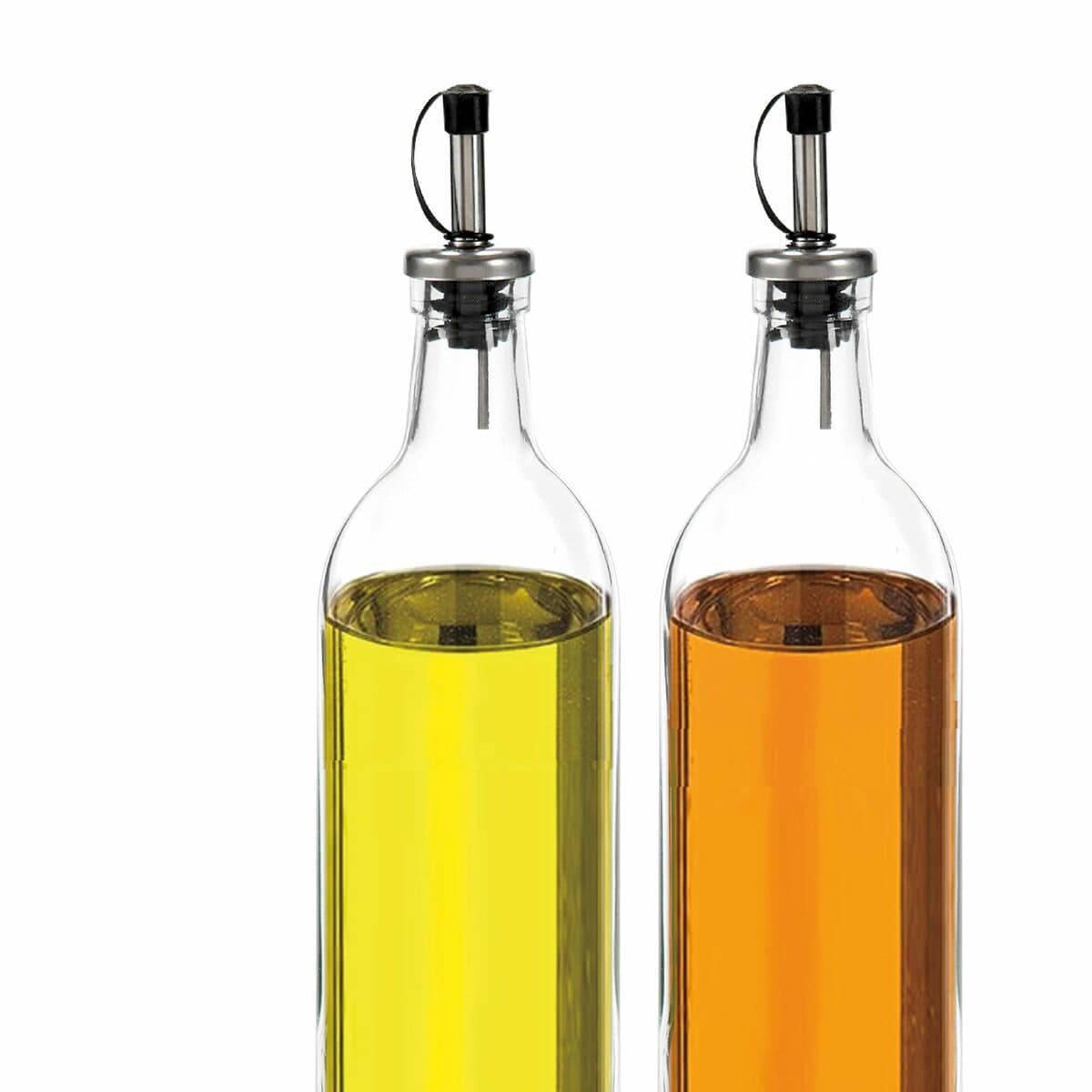 Set de Aceitera y Vinagrera Vivalto Transparente Vidrio Silicona Cristal 500 ml 5,7 x 29,5 x 5,7 cm 12 x 31 x 6 cm 2 Unidades 4 S3602707_3
