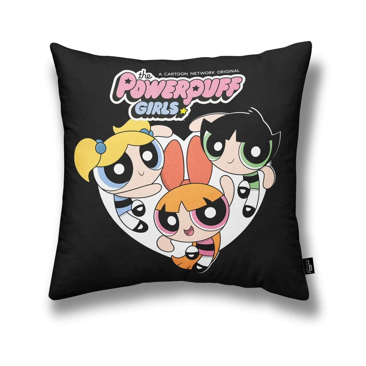 Funda de cojín Powerpuff Girls Powerpuff B Negro Multicolor 45 x 45 cm 1 S9805875_0