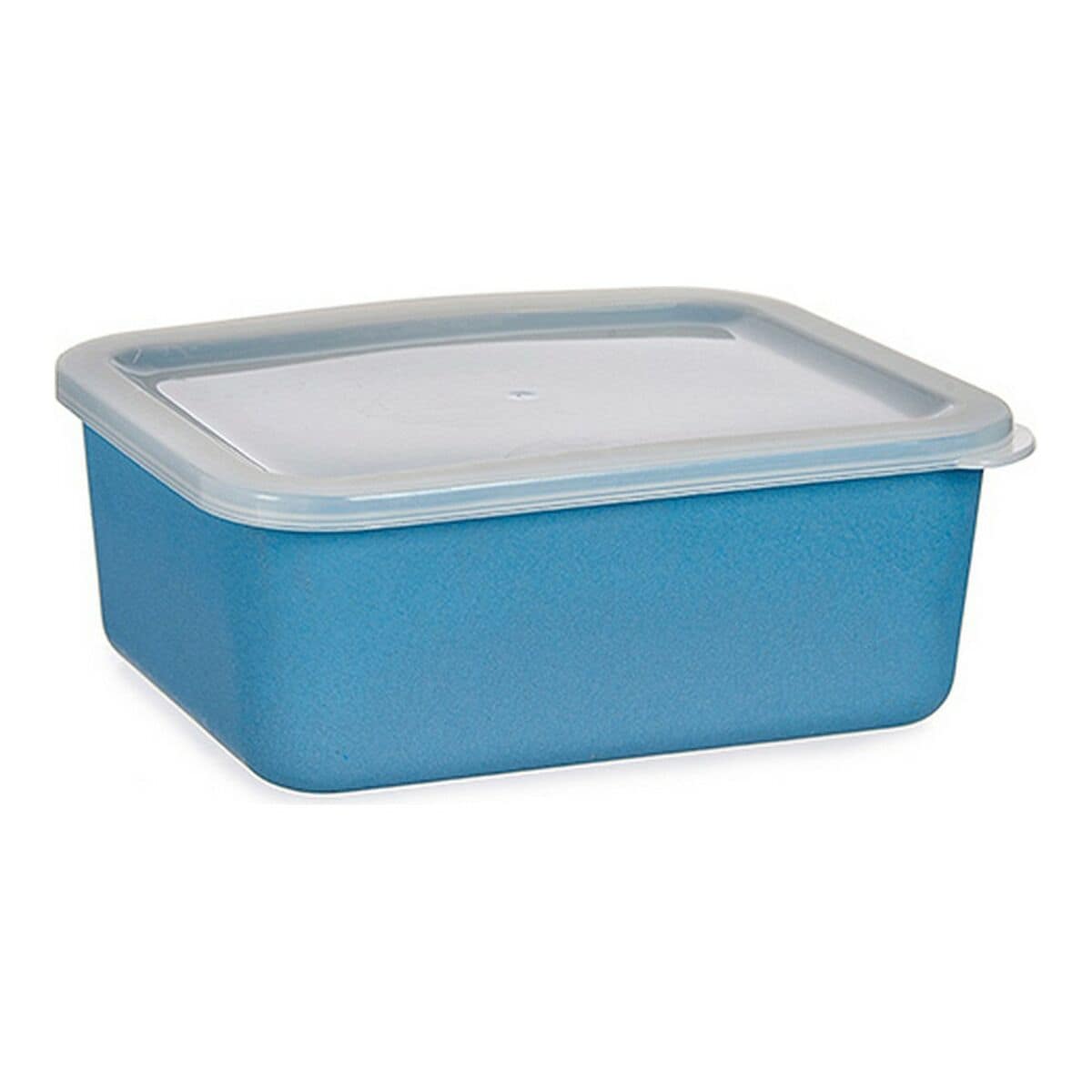 Caja de Almacenaje con Tapa Azul oscuro Bambú Melamina Almidón de maíz 1 S3606937_0