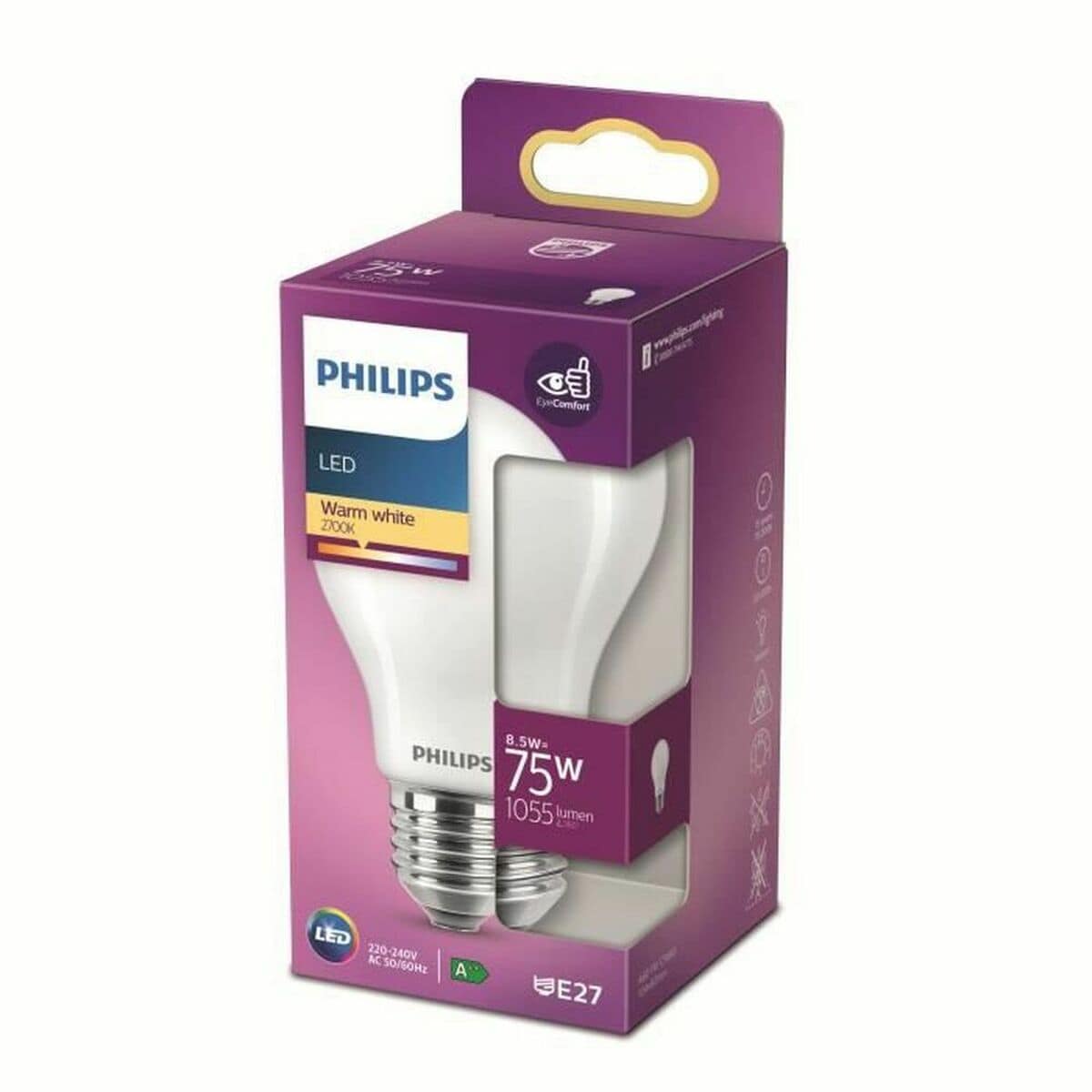 Bombilla LED Philips 8718699763251 75 W E (2700 K) 3 S7104692_2