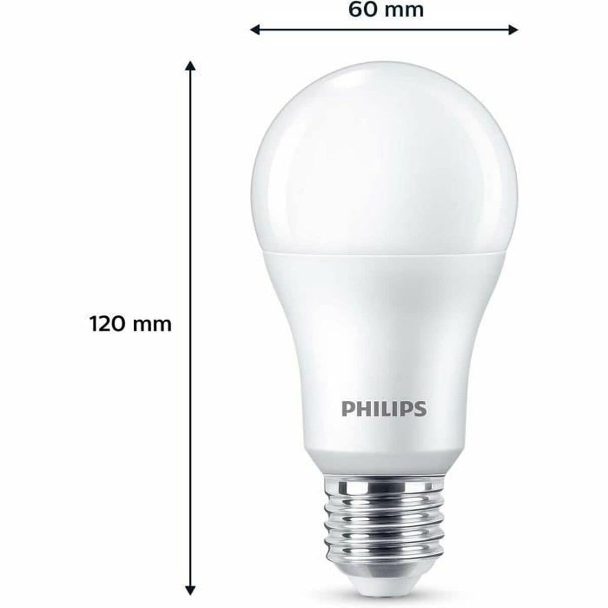 Bombilla LED Philips A67 Blanco E 100 W E27 3 Unidades (4000 K) 5 S71013125_4