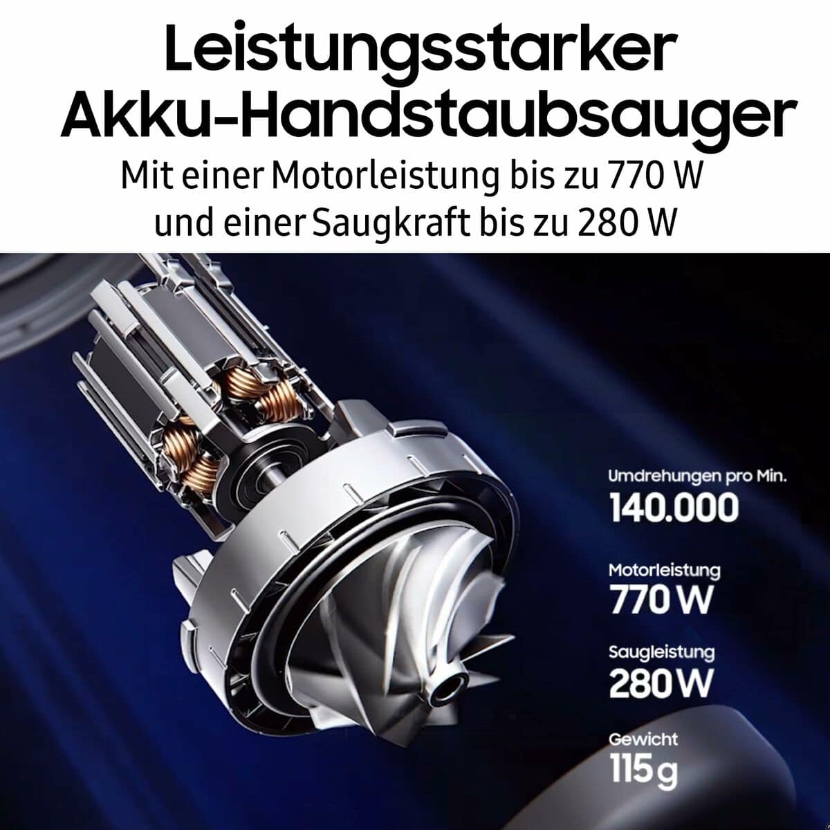 Aspirador Escoba Samsung AI Jet PetPRO 770 W 13 S71022603_12