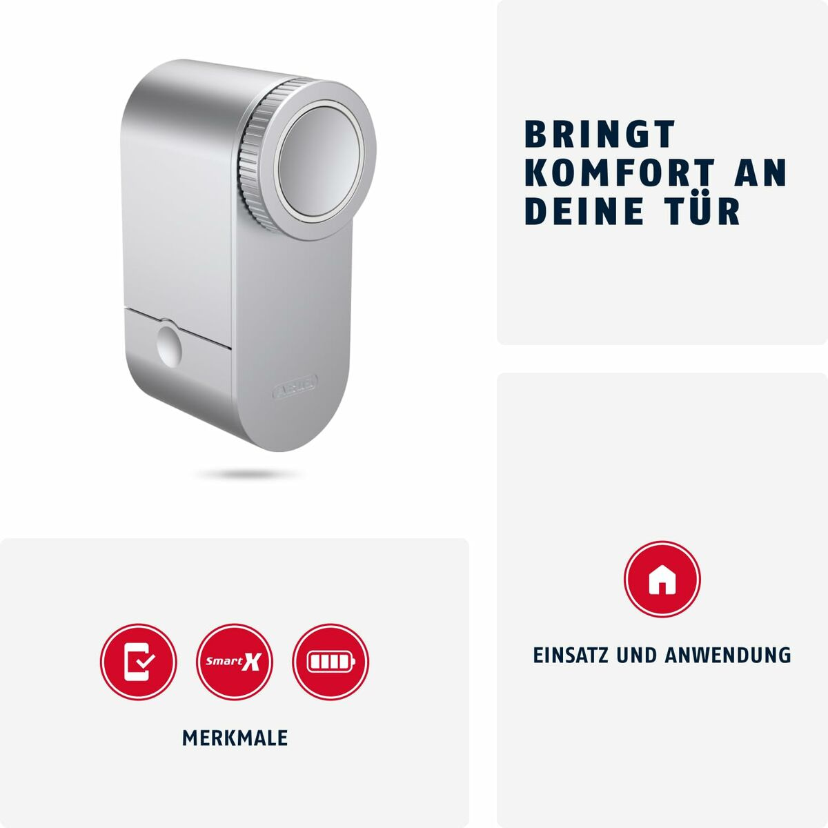 Cerradura Inteligente ABUS LOXERIS One CFA4100 S Gris Metal 17 x 9 x 29 cm 8 S71020857_7