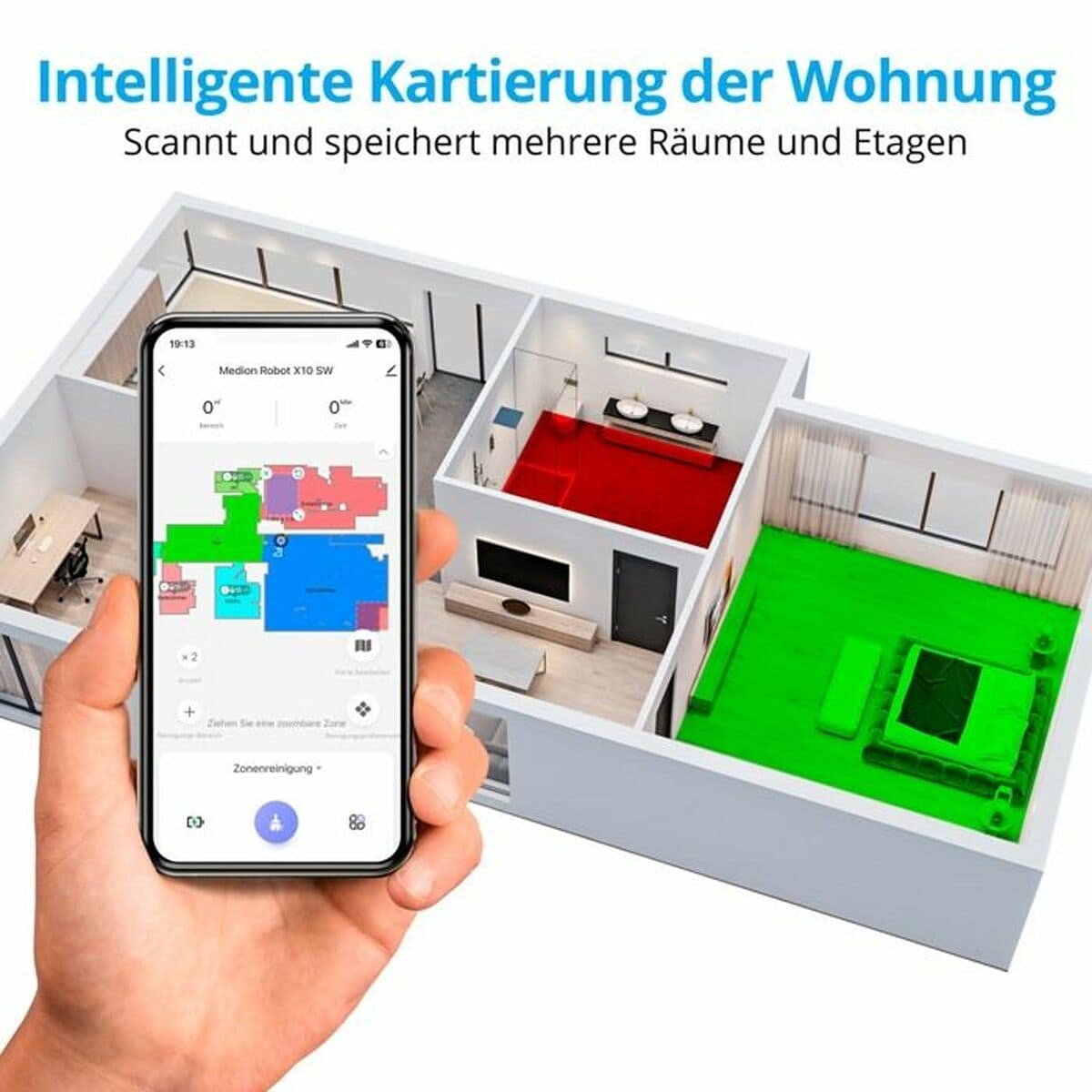 Robot Aspirador Medion MD11782 X10 SW 6 S71011246_5