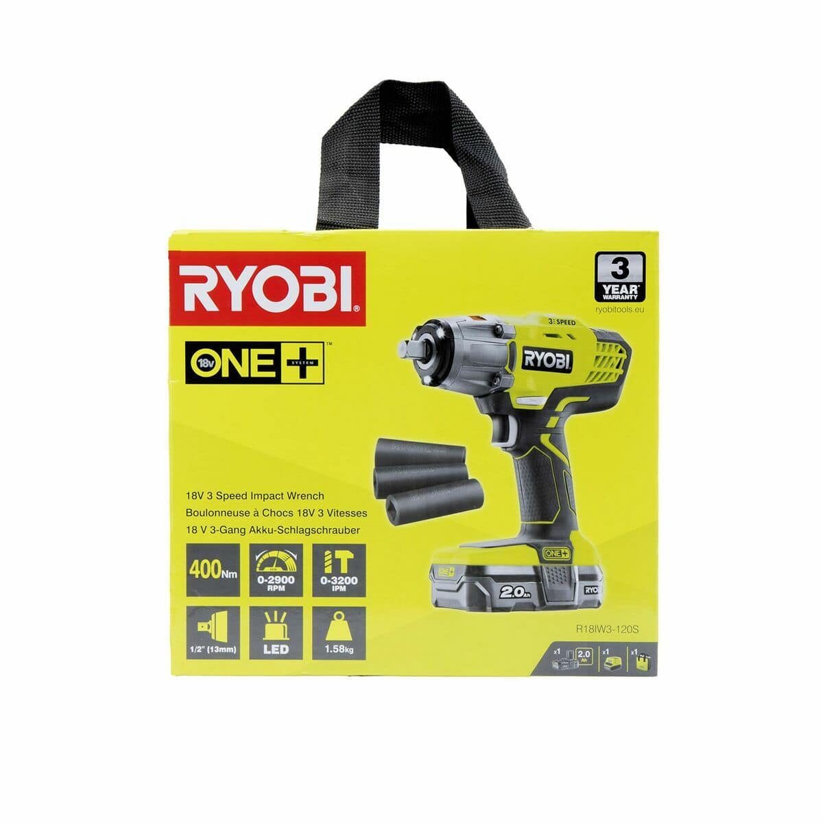 Atornillador eléctrico Ryobi 5133003574 De impacto 17 S7162156_16