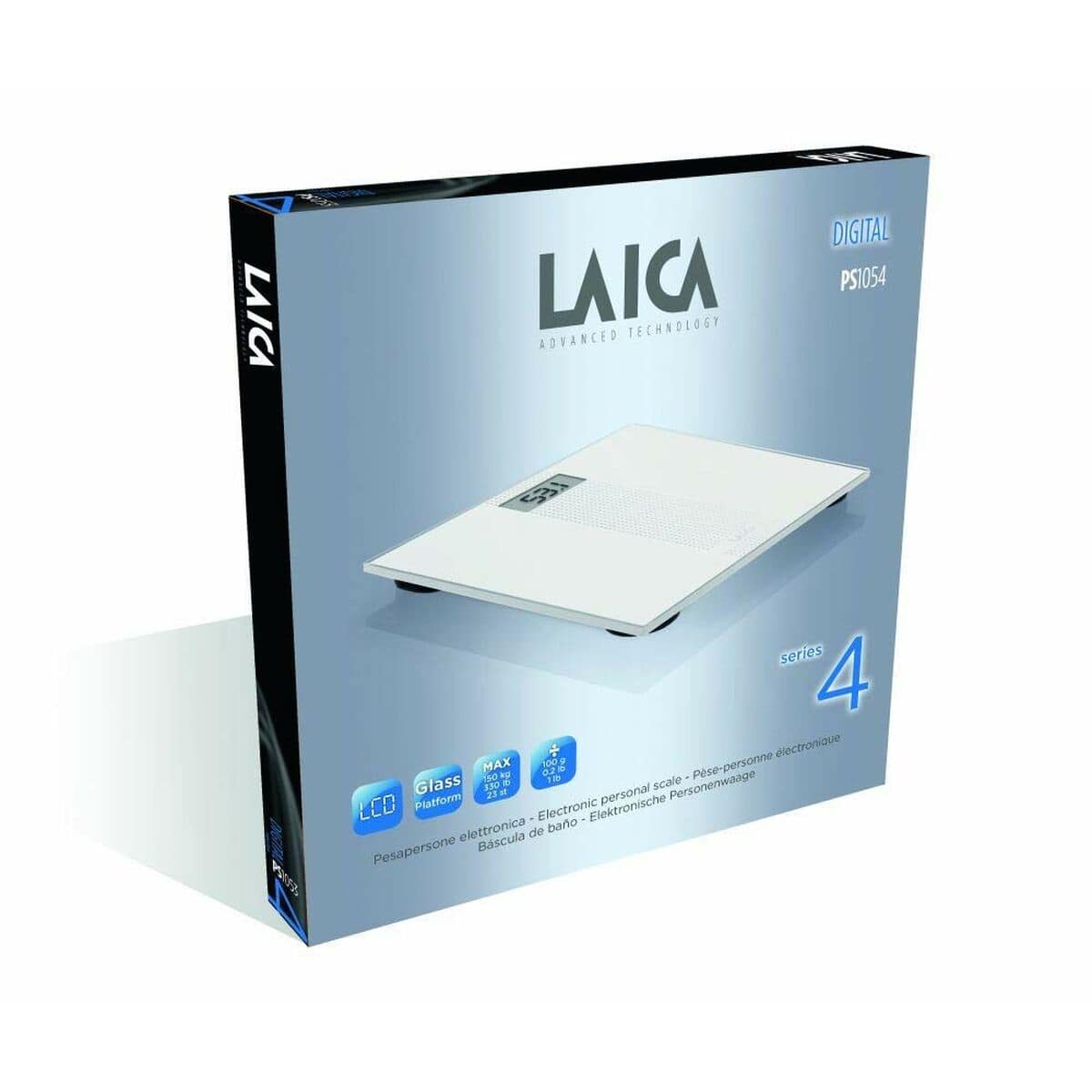 Báscula Digital de Baño LAICA PS1054 Blanco 150 kg 2 S8100347_1