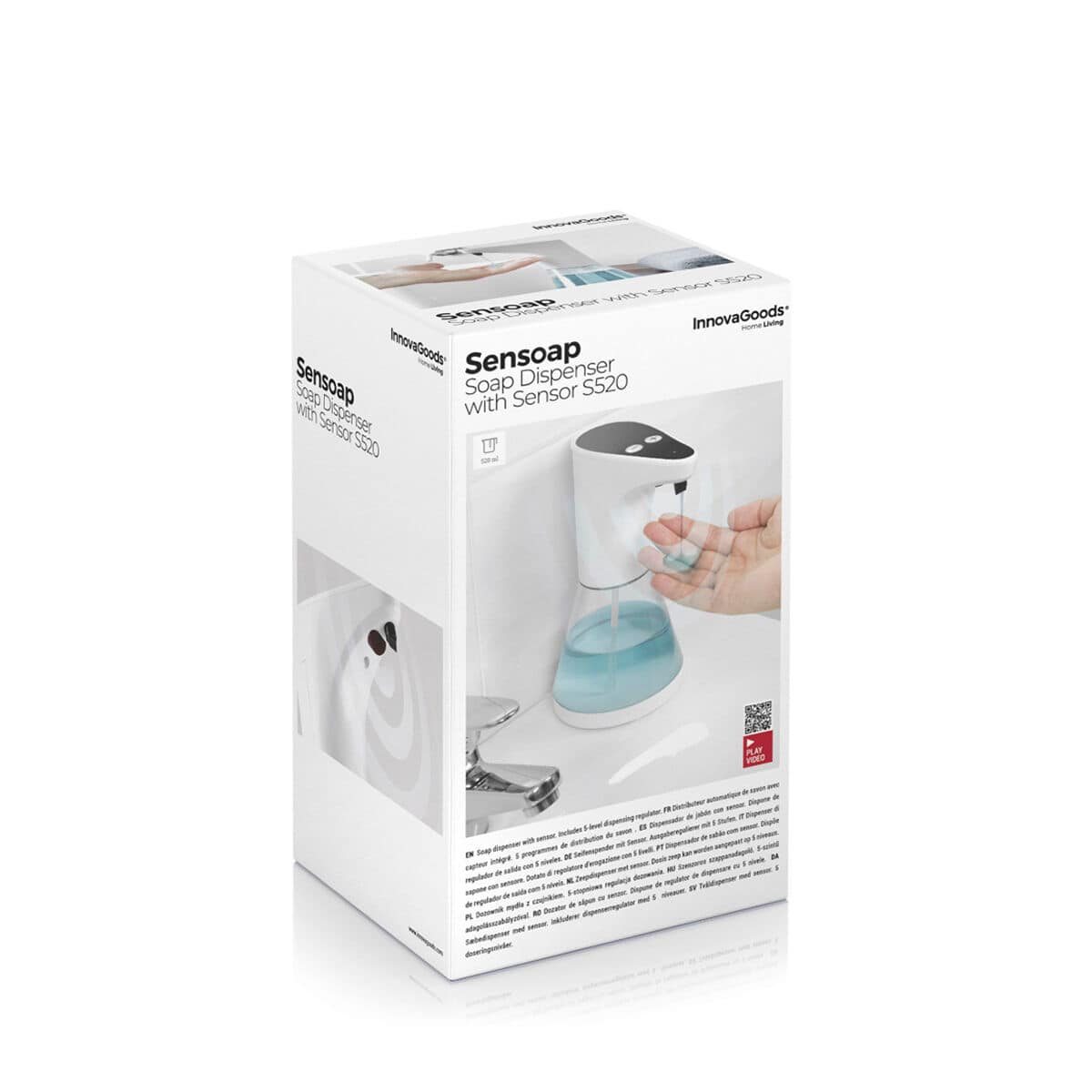 Dispensador de Jabón Automático con Sensor Sensoap InnovaGoods 5 V0100647_4