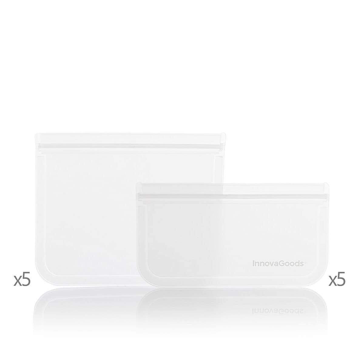 Set de Bolsas Reutilizables para Alimentos Freco InnovaGoods 10 Piezas 7 V0103074_6