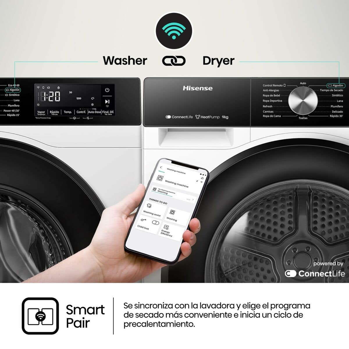 Secadora Hisense DH3S902BW3 9 kg 15 S0462279_14