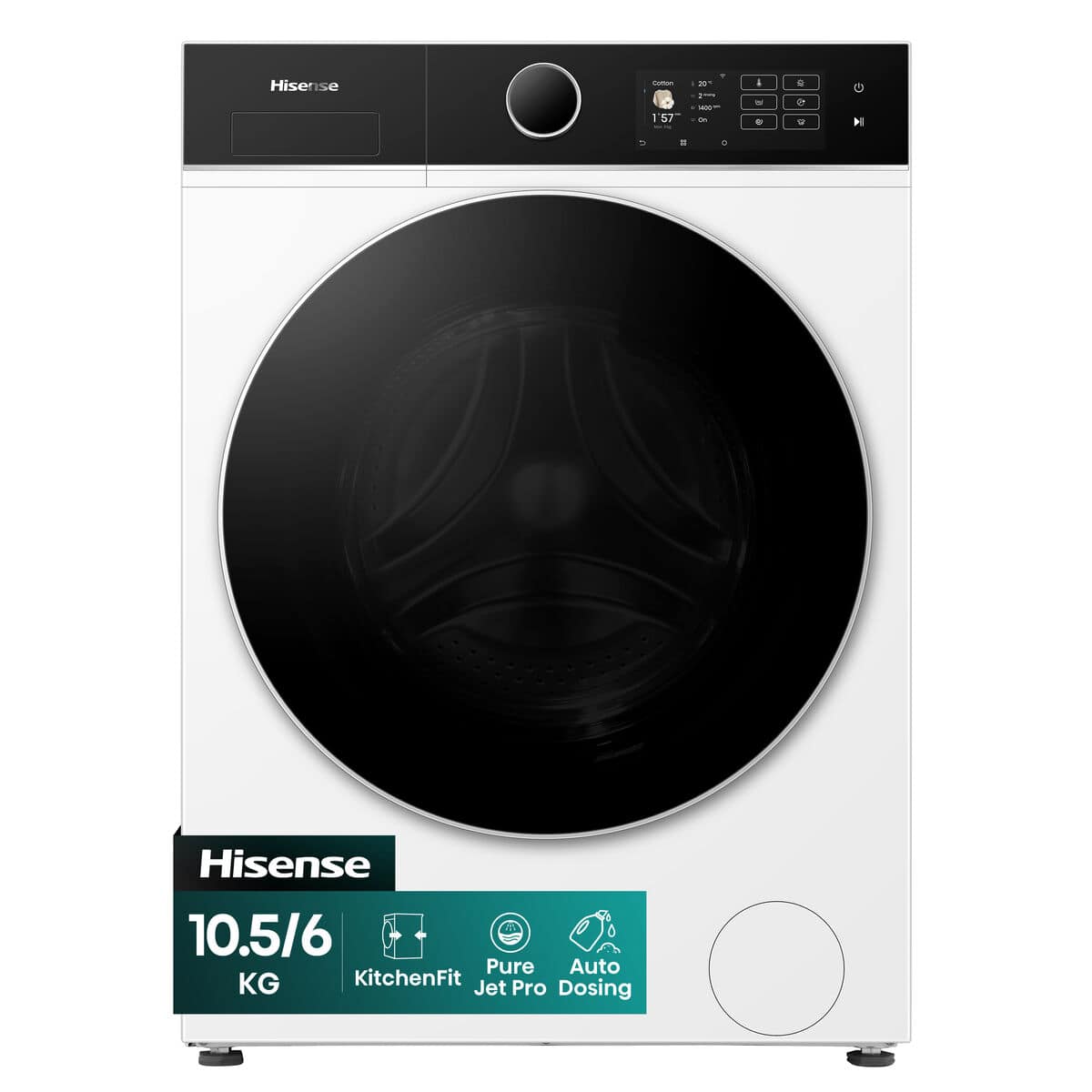 Lavadora - Secadora Hisense 1400 rpm 10,5 kg 1 S0465857_0