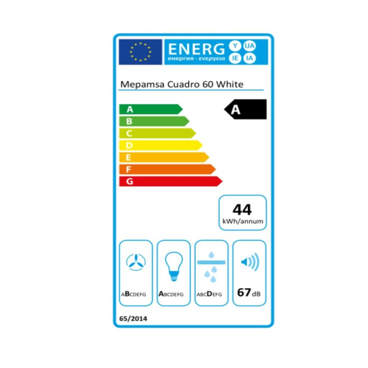 Campana Convencional Mepamsa 60 cm 600 m³/h 200W A 3 S0422754_2