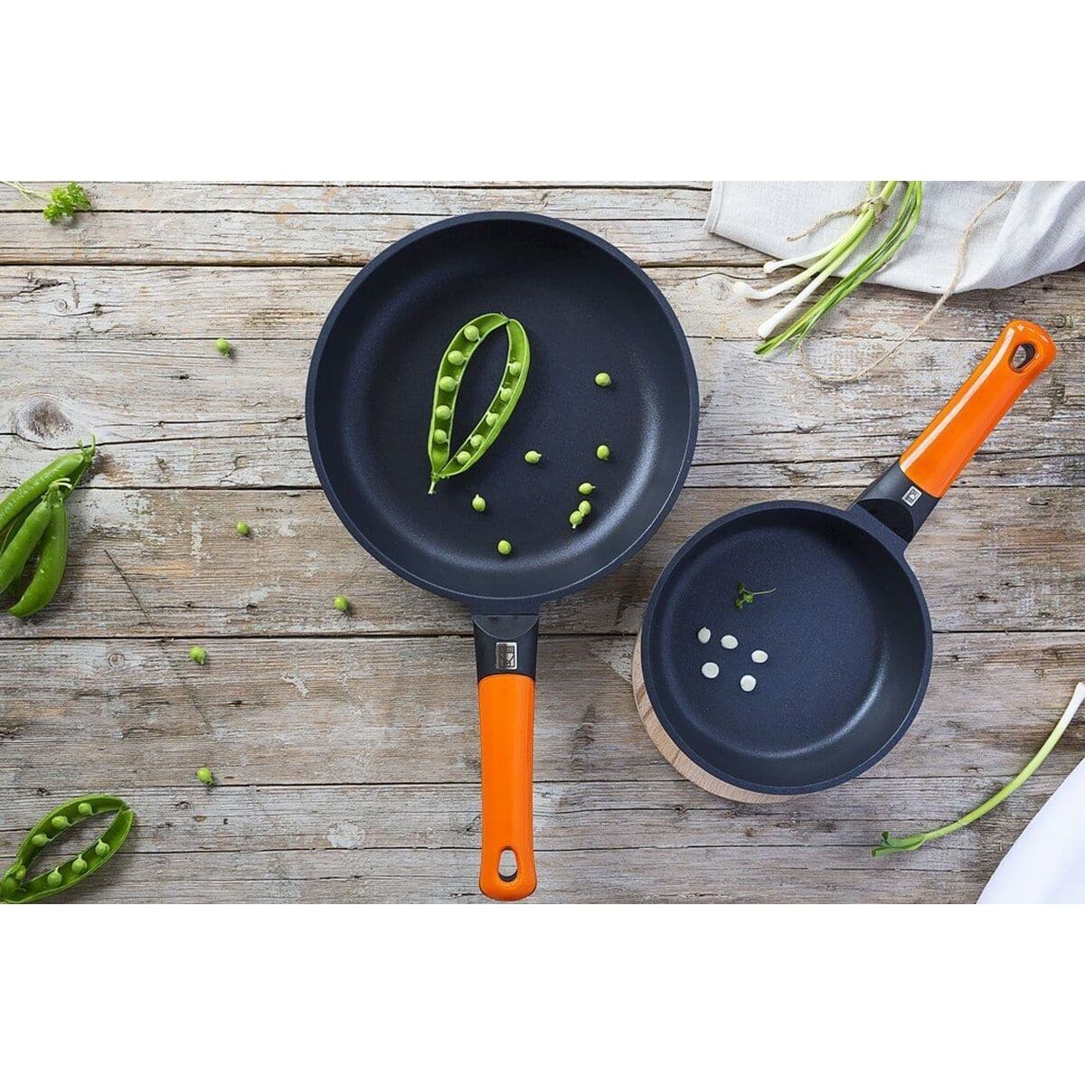 Sartén BRA Aluminio Forjado Ø 20 cm Negro Naranja 19 S0458768_18