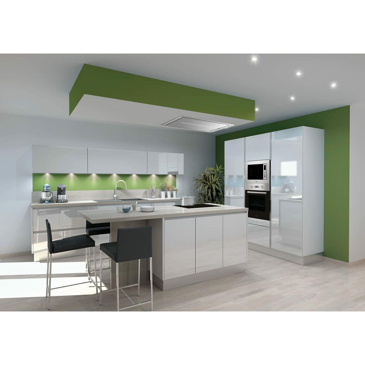 Campana Convencional Cata BENNU SLIM 900X Acero 6 S0451804_5