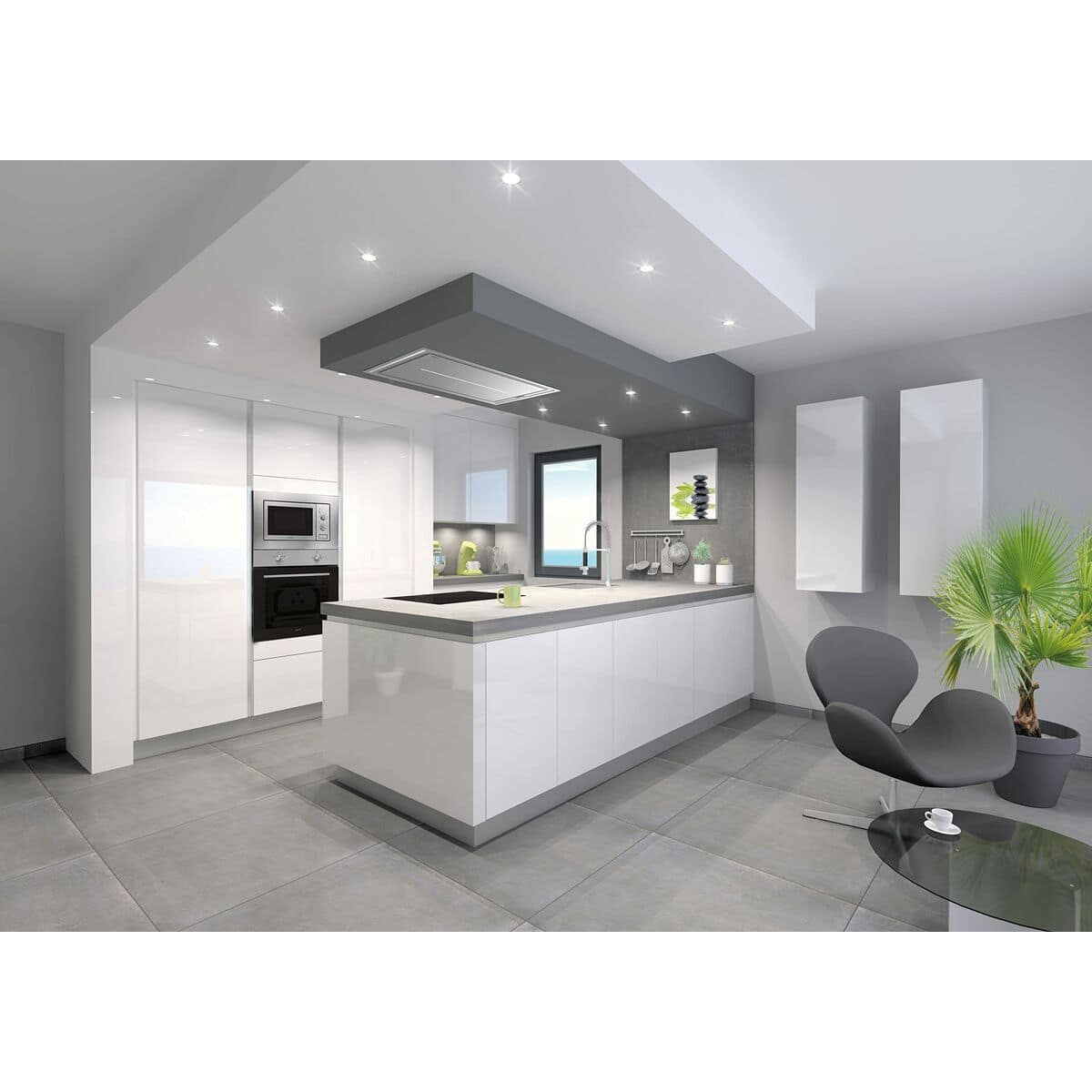 Campana Convencional Cata BENNU SLIM 900X Acero 7 S0451804_6