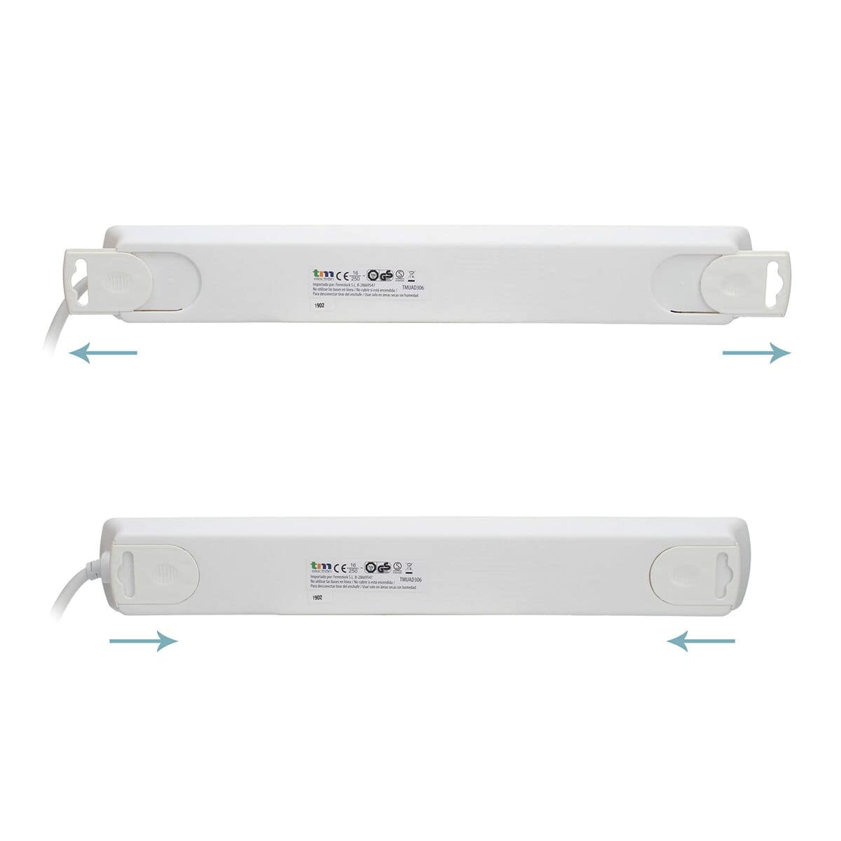 Regleta Enchufes 6 Tomas con Interruptor TM Electron TMUAD306 8 S0468644_7