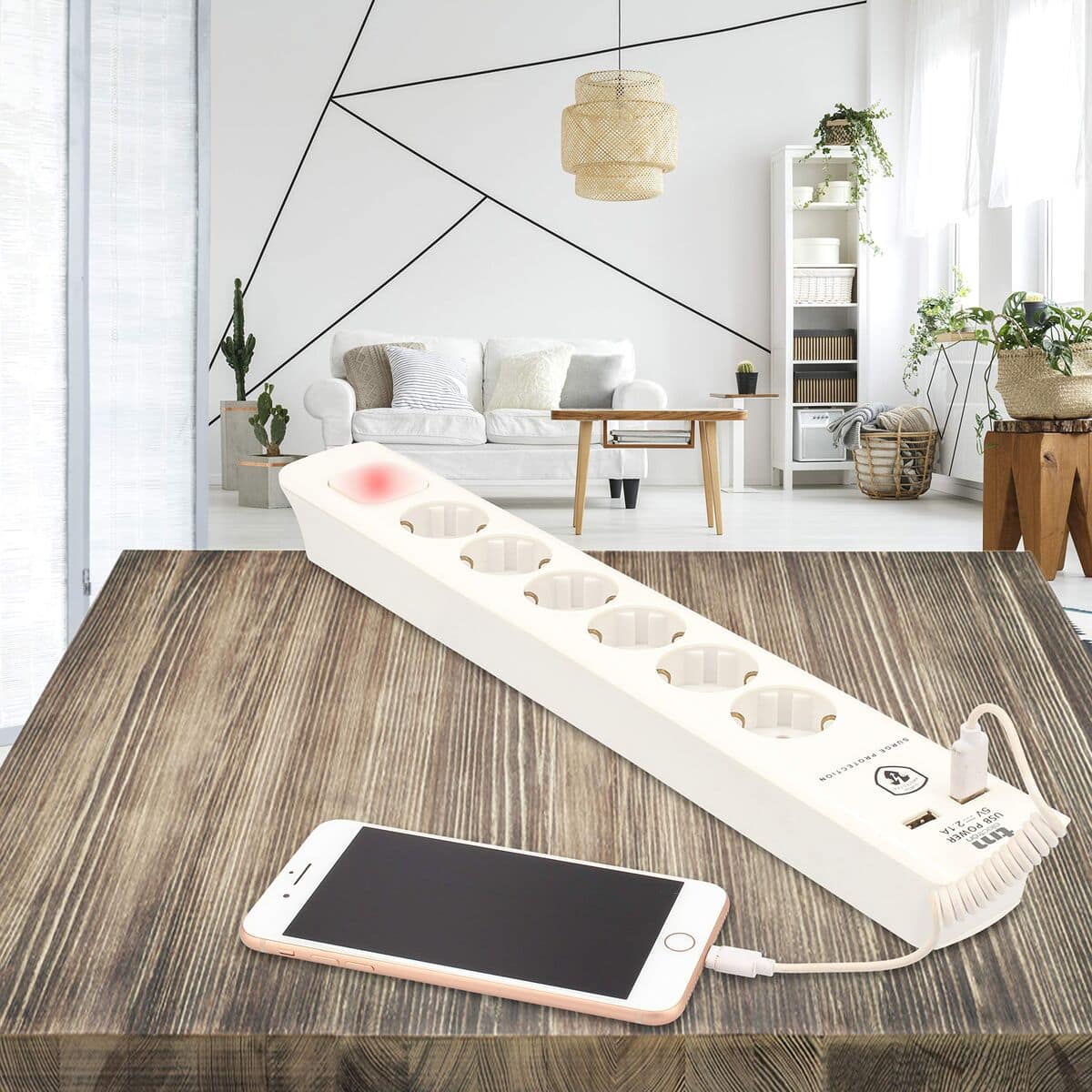 Regleta Enchufes 6 Tomas con Interruptor TM Electron TMUAD306 9 S0468644_8