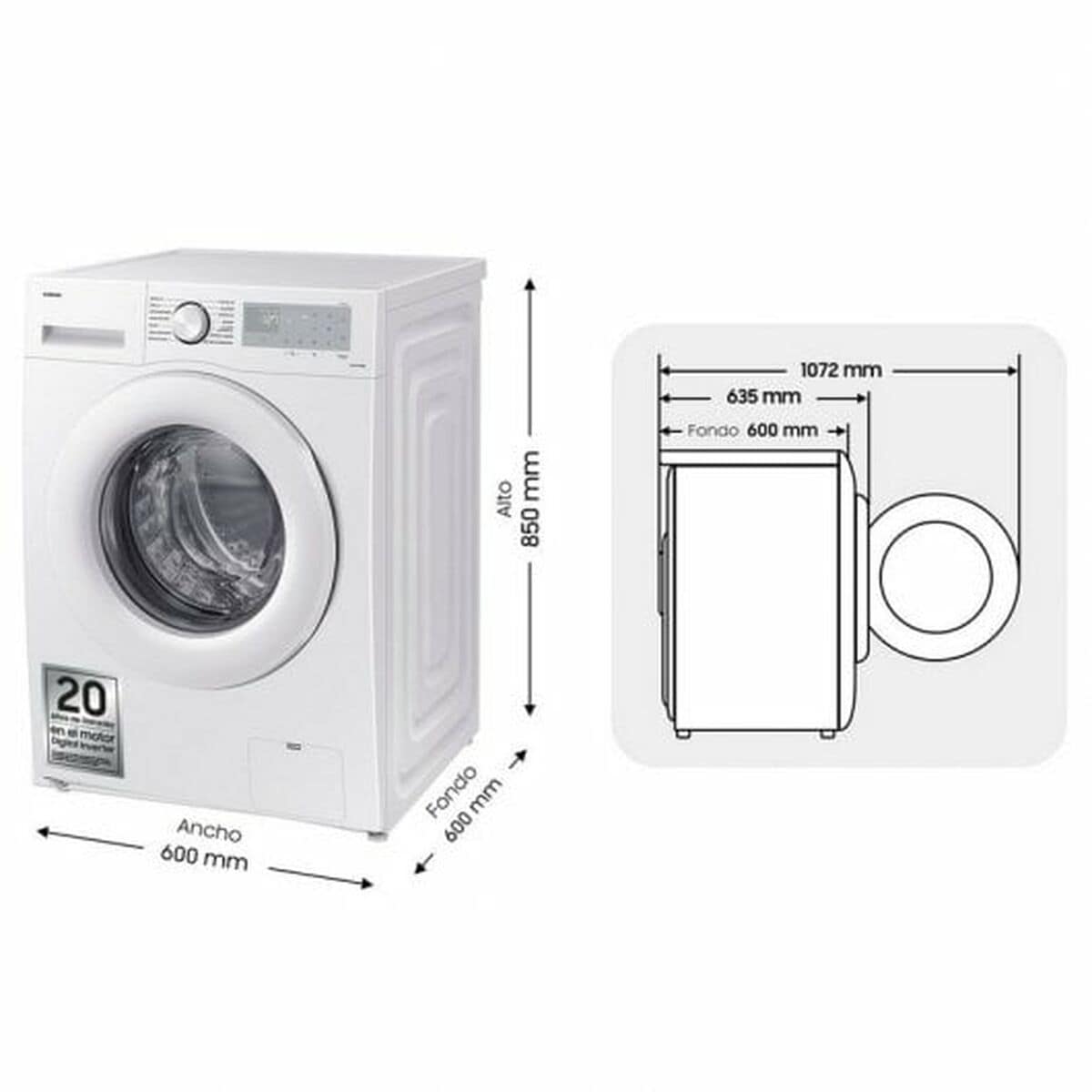 Lavadora Samsung WW80CGC04DTH 60 cm 1400 rpm 8 kg 5 S0457065_4