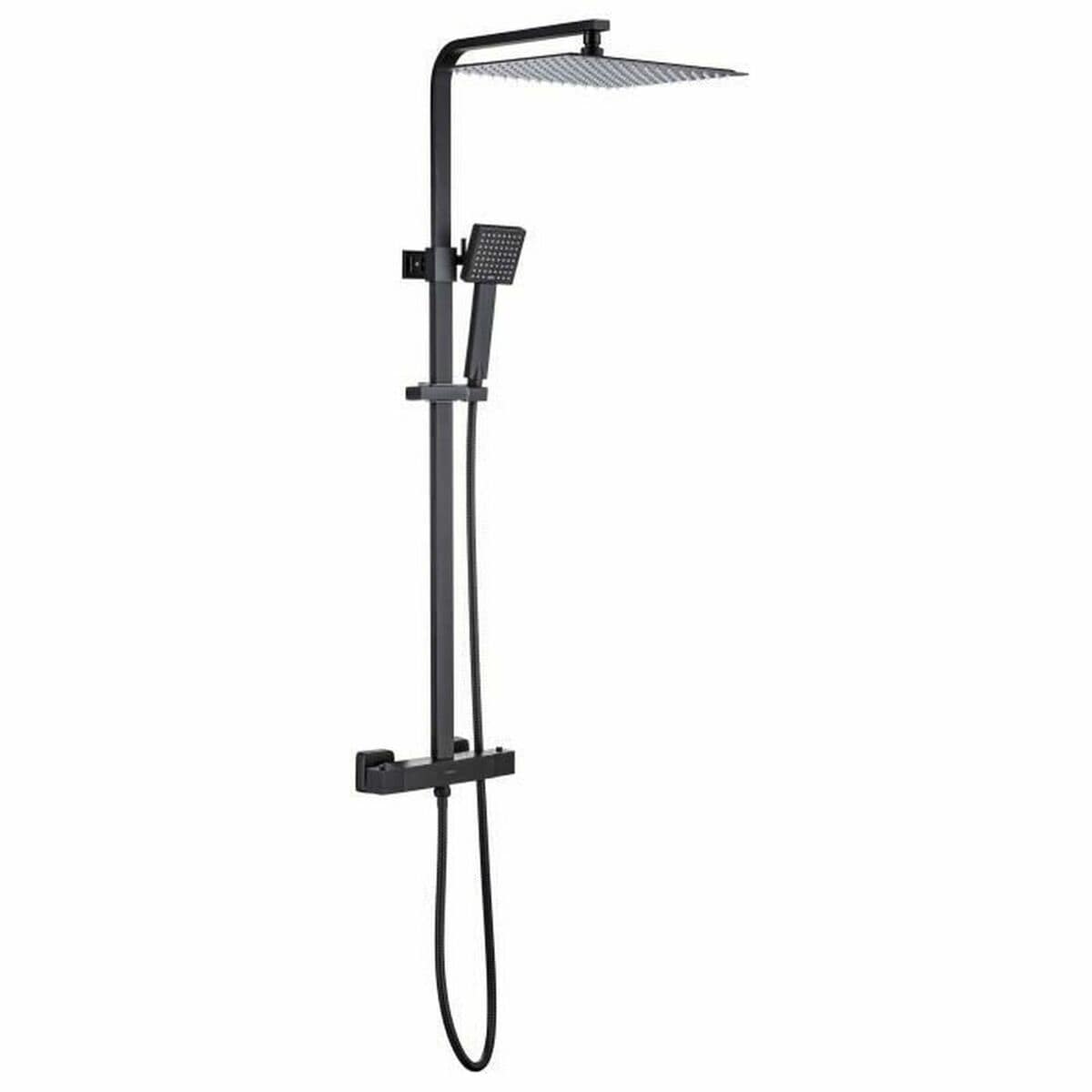 Columna de Ducha Oceanic Negro ABS 30 mm 30 cm 150 mm 1 S7174881_0