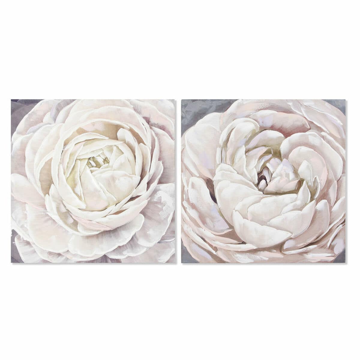 Lienzo DKD Home Decor Lienzo Madera MDF 80 x 3 x 80 cm Flor 1 S3013604_0