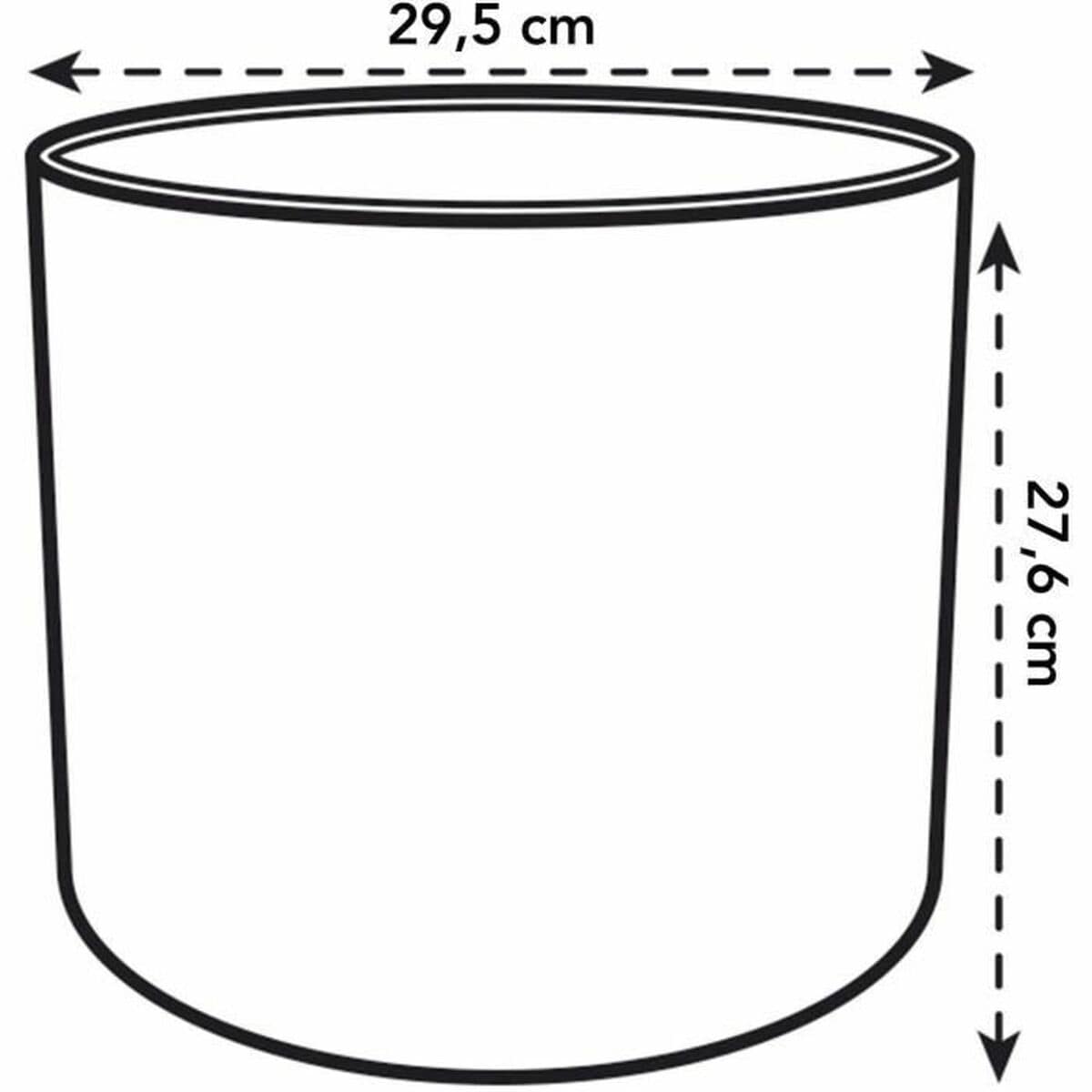 Maceta Elho Blanco Verde Plástico 30 x 30 x 28 cm 3 S7190823_2