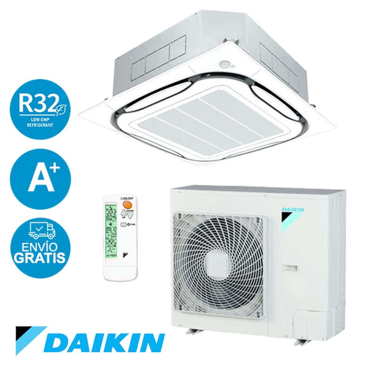 Aire Acondicionado Daikin ACAS100B A+/A+ Blanco A+/A+ 10500-10999 fg/h 1 S0455317_0