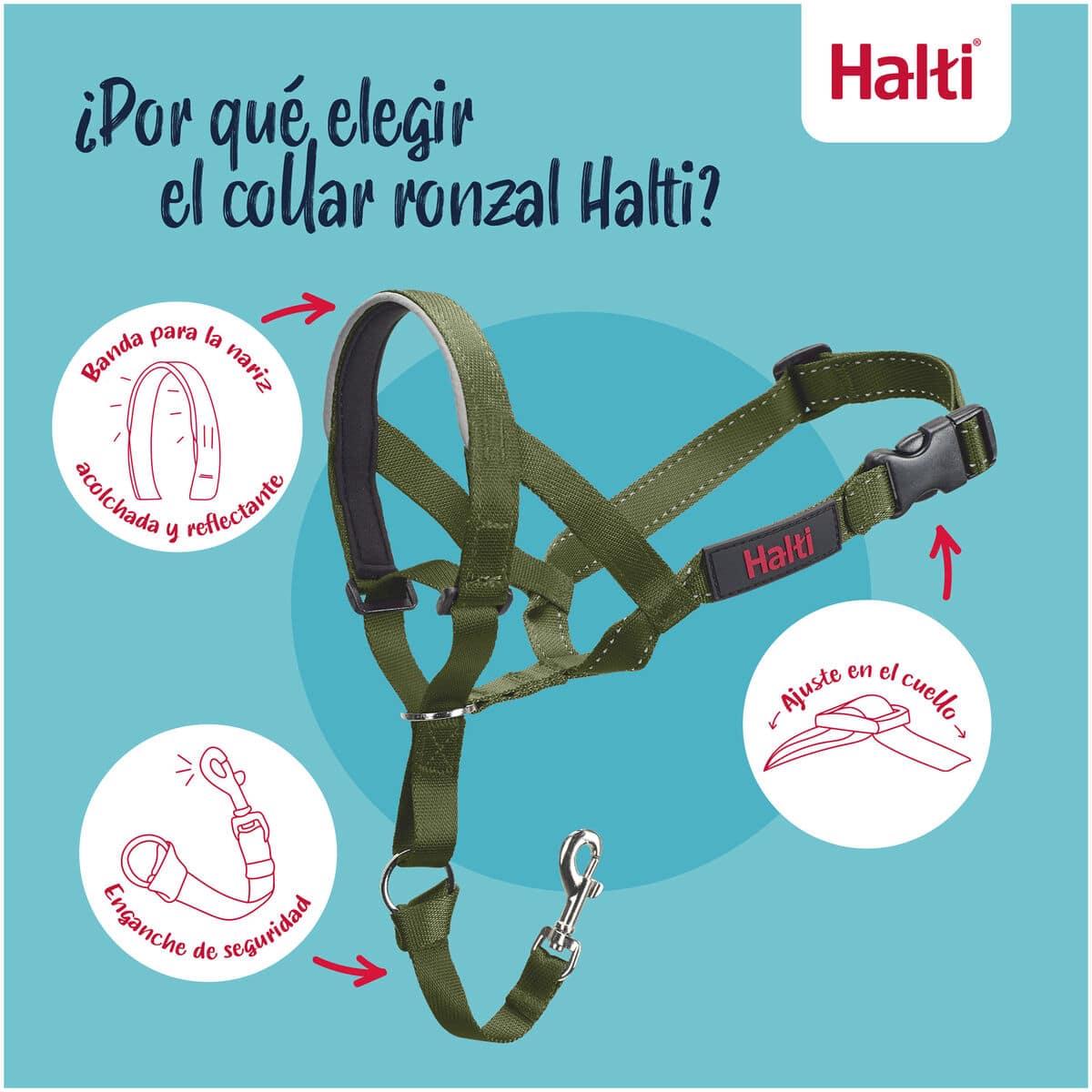 Bozal Company of Animals FOREST Verde 2 7 S6105387_6