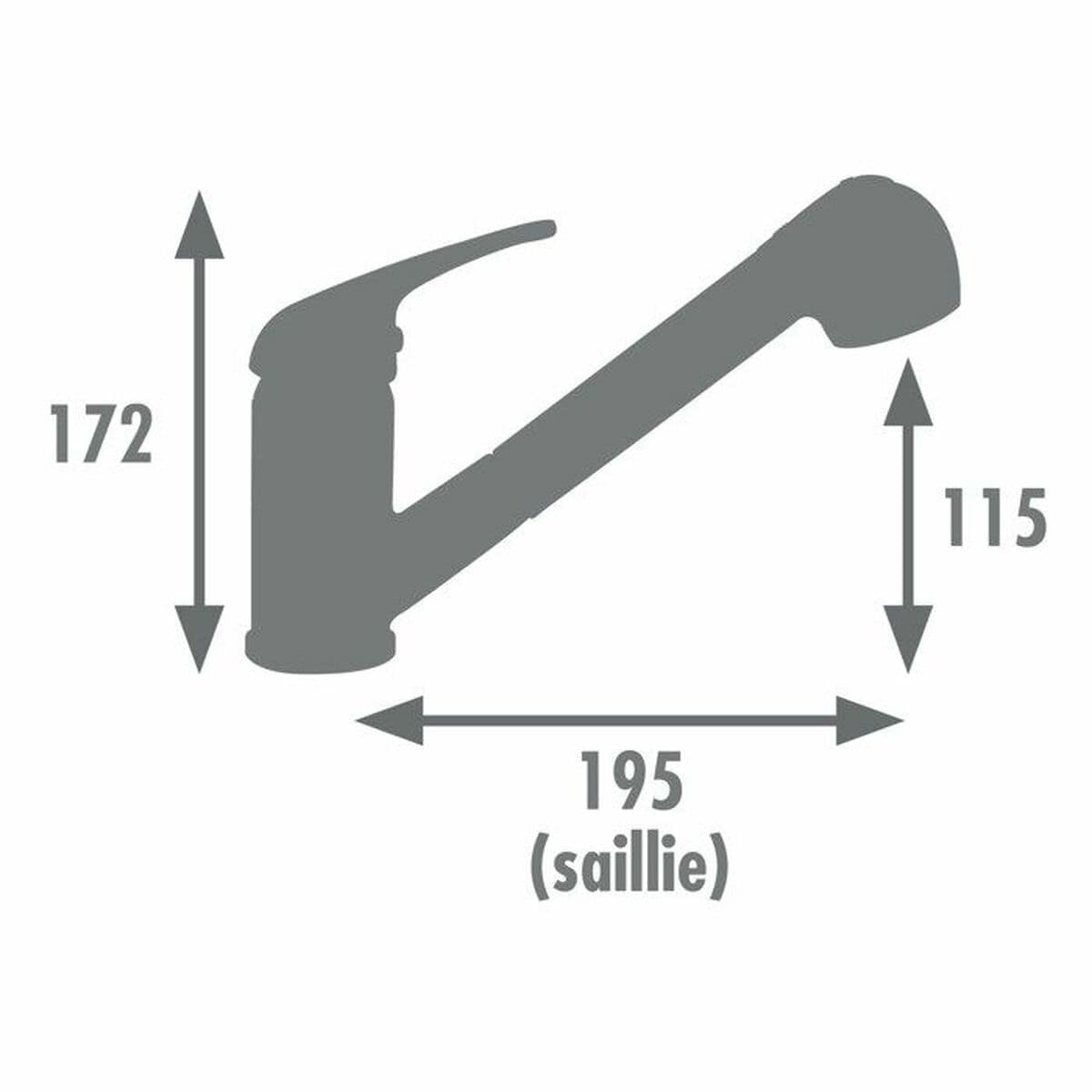 Grifo Monomando Edouard Rousseau BAGO Negro 6 S71018476_5