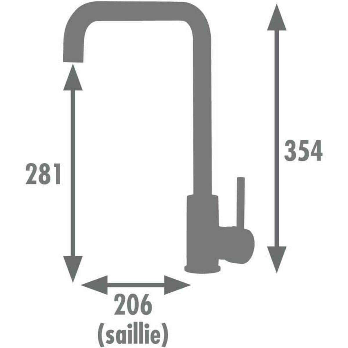 Grifo Monomando Edouard Rousseau SOTO Cromo Forma de C 2 S71018479_1