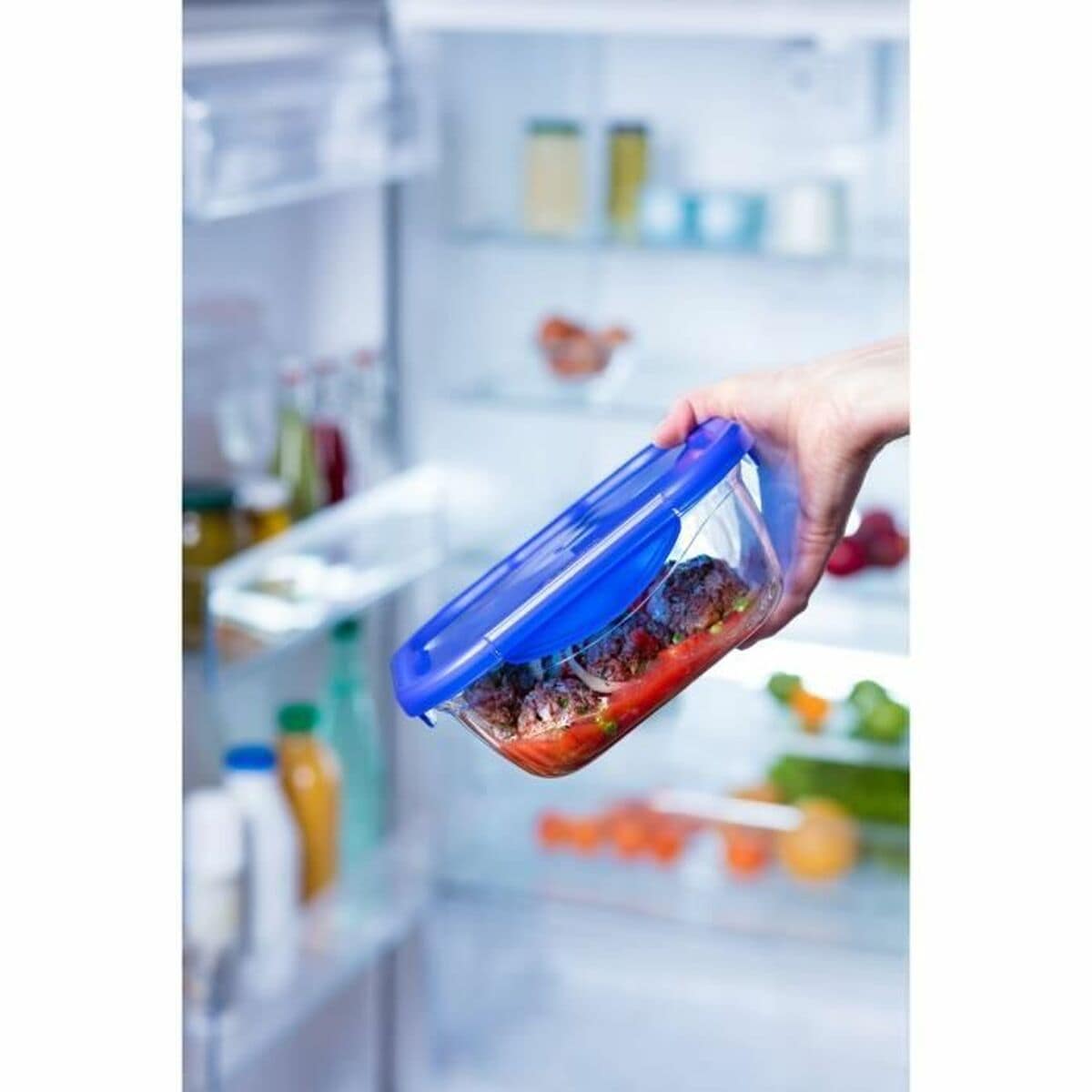 Set de Recipientes de Cocina Herméticos Apilables Pyrex Cook & Go Rectangular 0,8 L 5 Piezas 2 S71023620_1