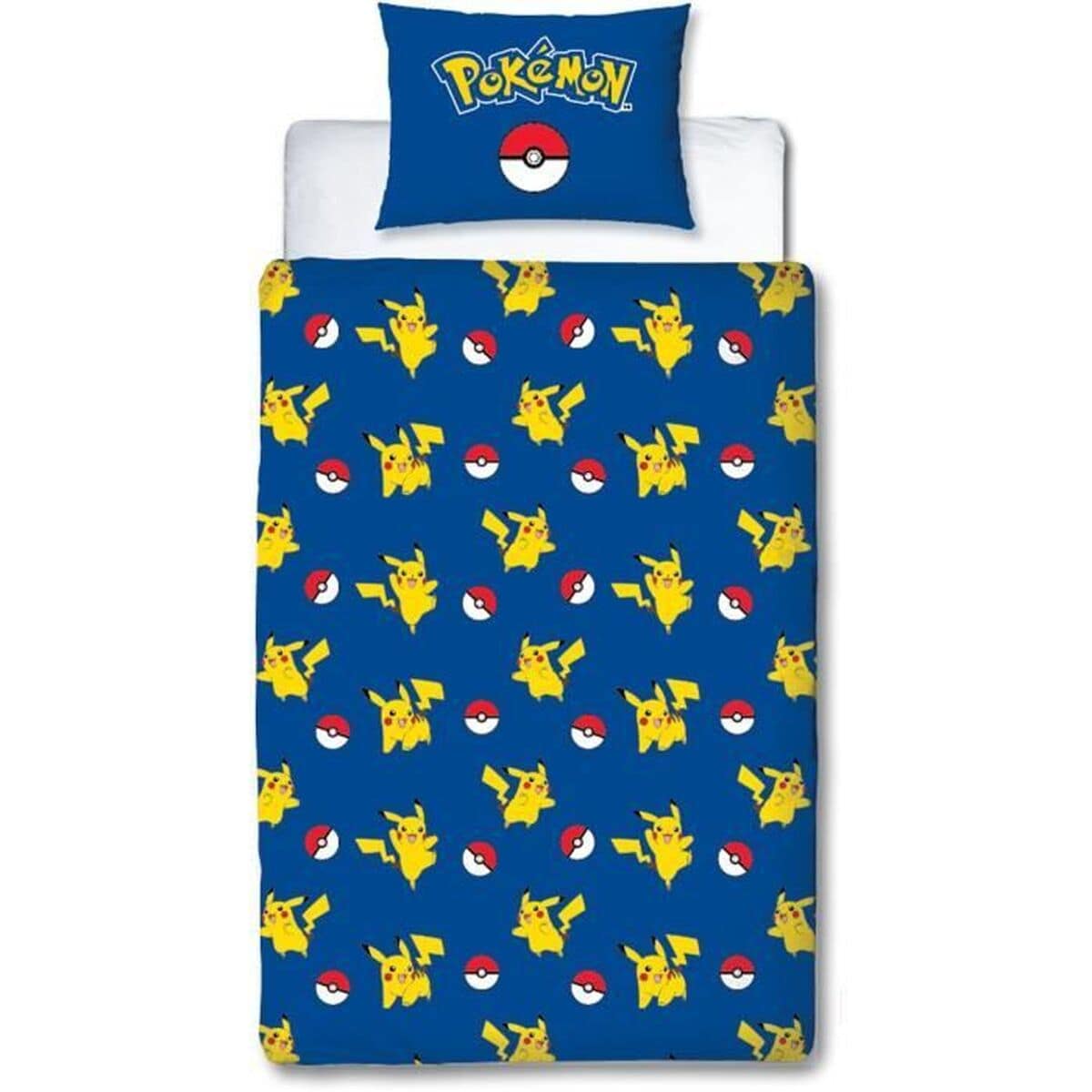 Juego de funda nórdica Pokémon Amarillo Blanco Rojo Cama de 140 2 Piezas 2 S71025611_1