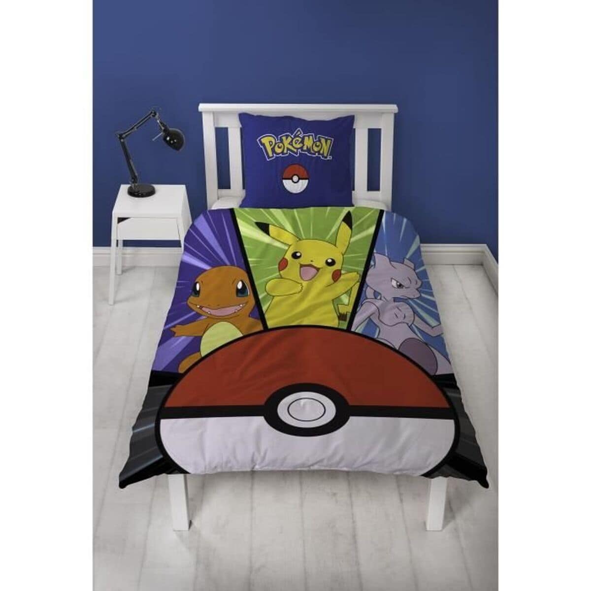 Juego de funda nórdica Pokémon Amarillo Blanco Rojo Cama de 140 2 Piezas 5 S71025611_4
