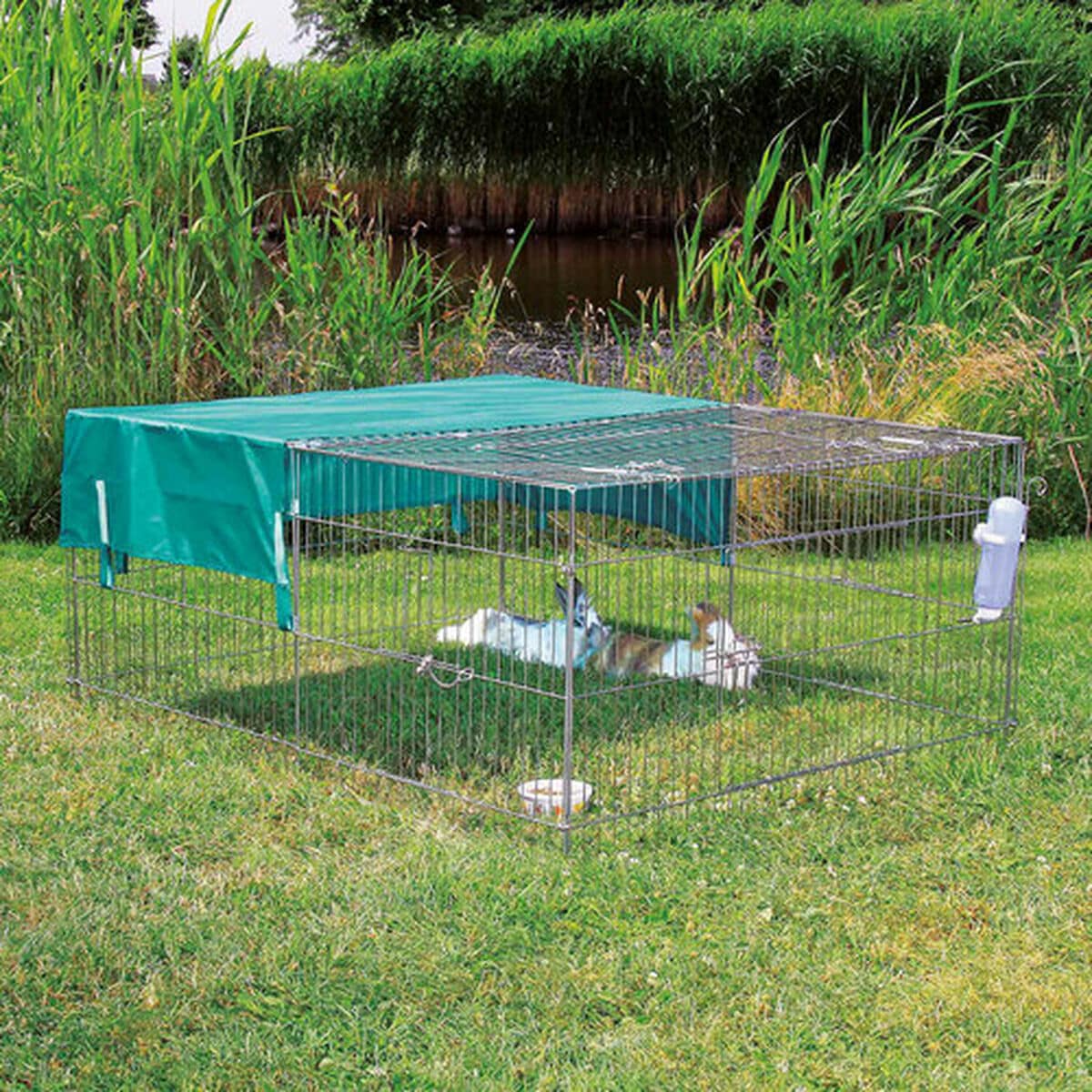 Protector Solar Trixie Polietileno 116 X 72 CM Verde 2 M0601802_1