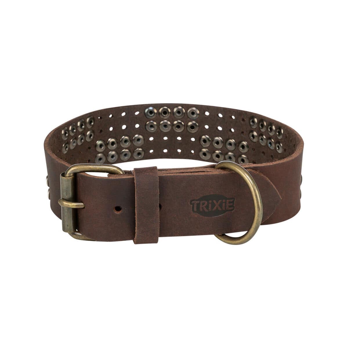 Collar para Perro Trixie Rustic Marrón oscuro S-M 1 M0609117_0
