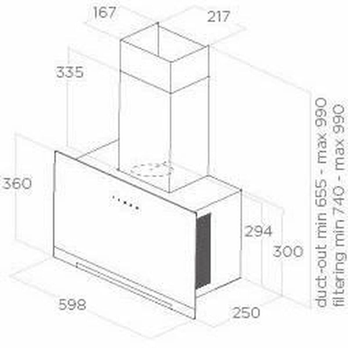 Campana Convencional Elica Negro 6 S71020061_5