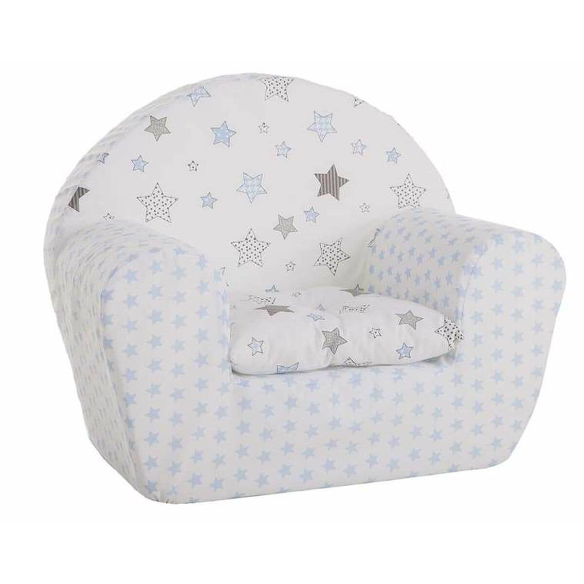 Sillón Infantil Estrellas Blanco Gris 44 x 34 x 53 cm 1 S2427852_0