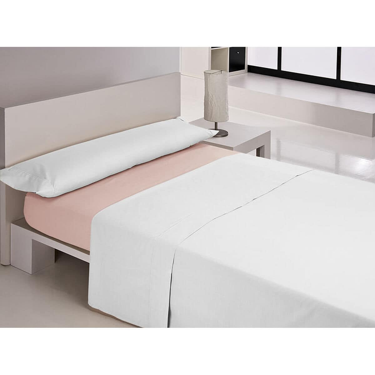Sábana Bajera Ajustable Happy Home MIX COLORS Rosa Cama de 80 80 x 200 + 30 cm 1 D2101345_0